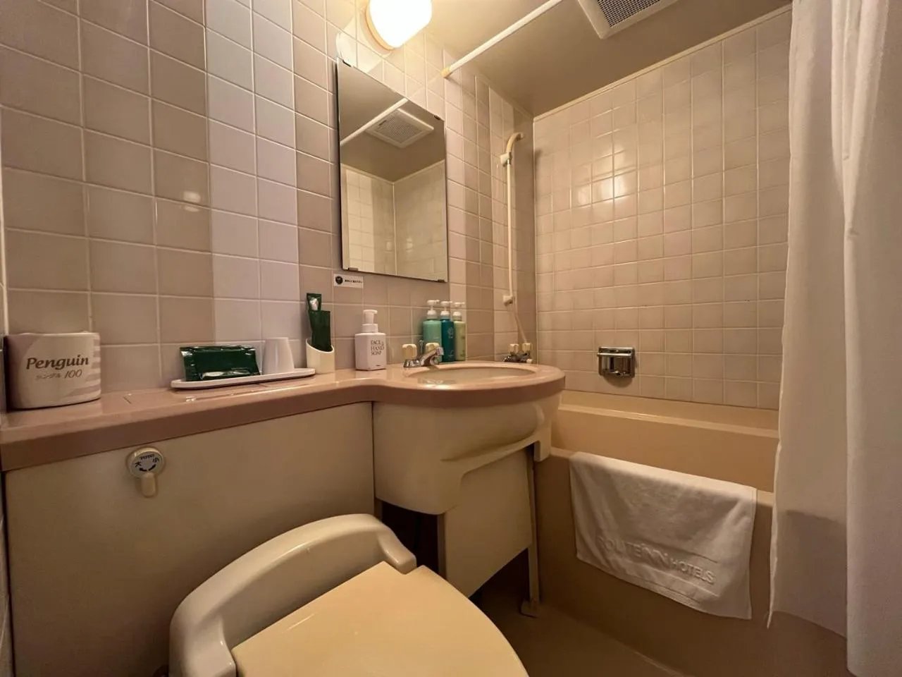 Bathroom in Hotel Route-Inn Seibu Chichibu Ekimae