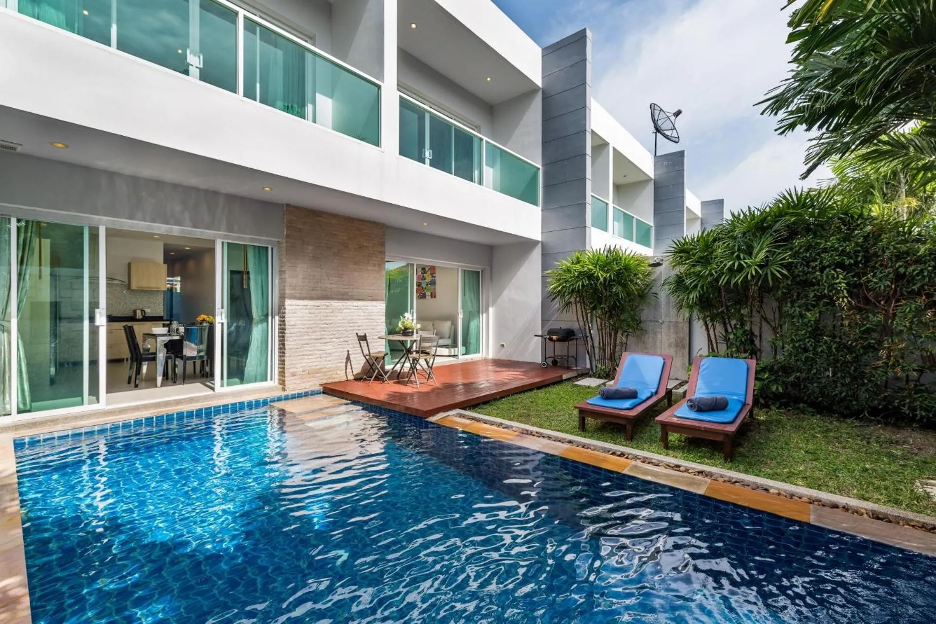 Floor plan in Trixie Town House 2 With Private Pool