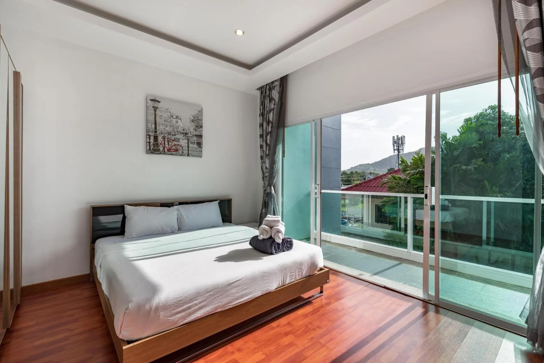 Floor plan, Bed in Trixie Town House 2 With Private Pool