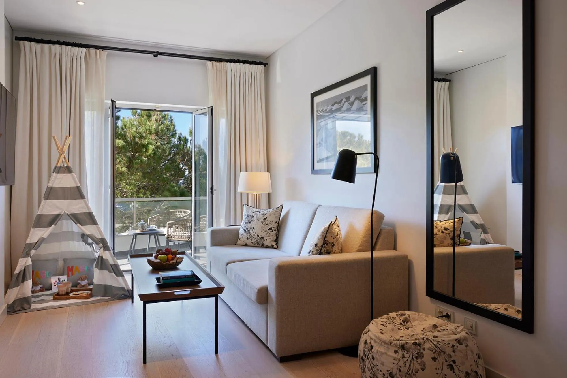 Living room in Octant Praia Verde