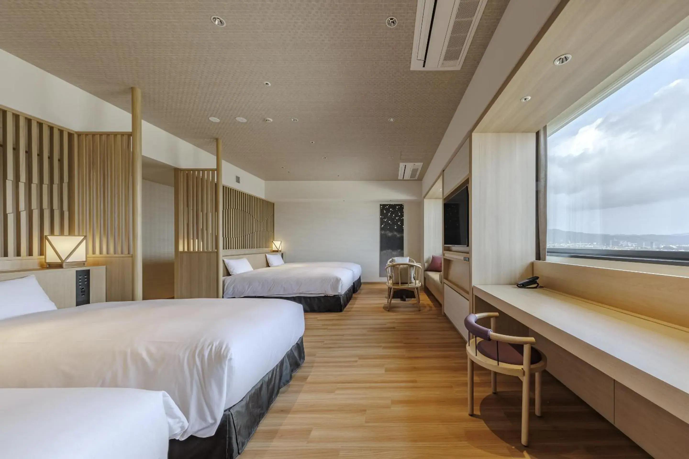 HOSHI KAN Junior Suite Room with 4 Beds with Ocean View (71㎡) 7-9F- Buffet Breakfast and Dinner Included (WA DINING HOSHI) in Beppu SUGINOI HOTEL HOSHI KAN Junior Suite Room with 4 Beds with Ocean View (71㎡) 7-9F- Buffet Breakfast and Dinner Included (WA DINING HOSHI) in Beppu SUGINOI HOTEL