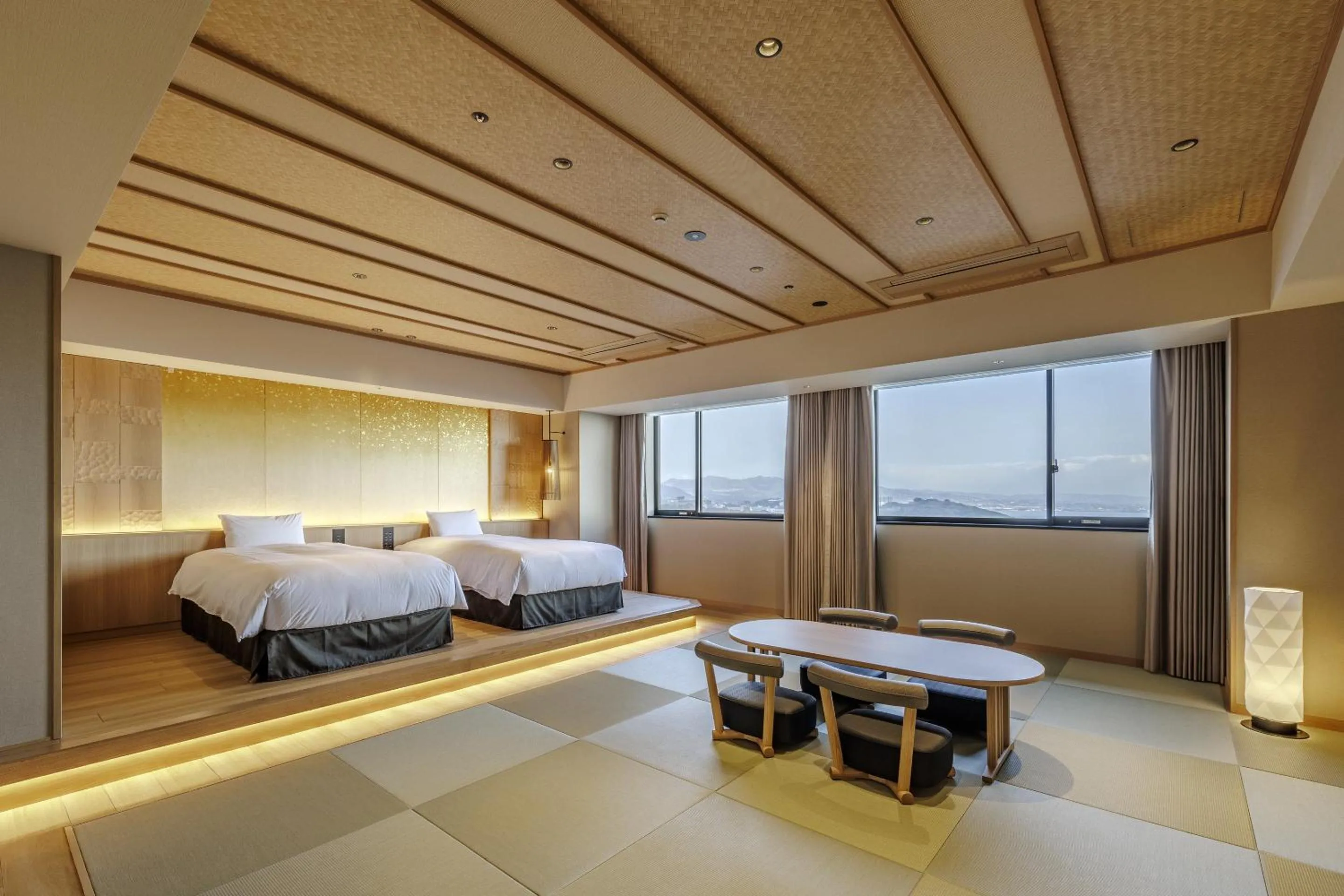 Photo of the whole room, Bed in Beppu SUGINOI HOTEL