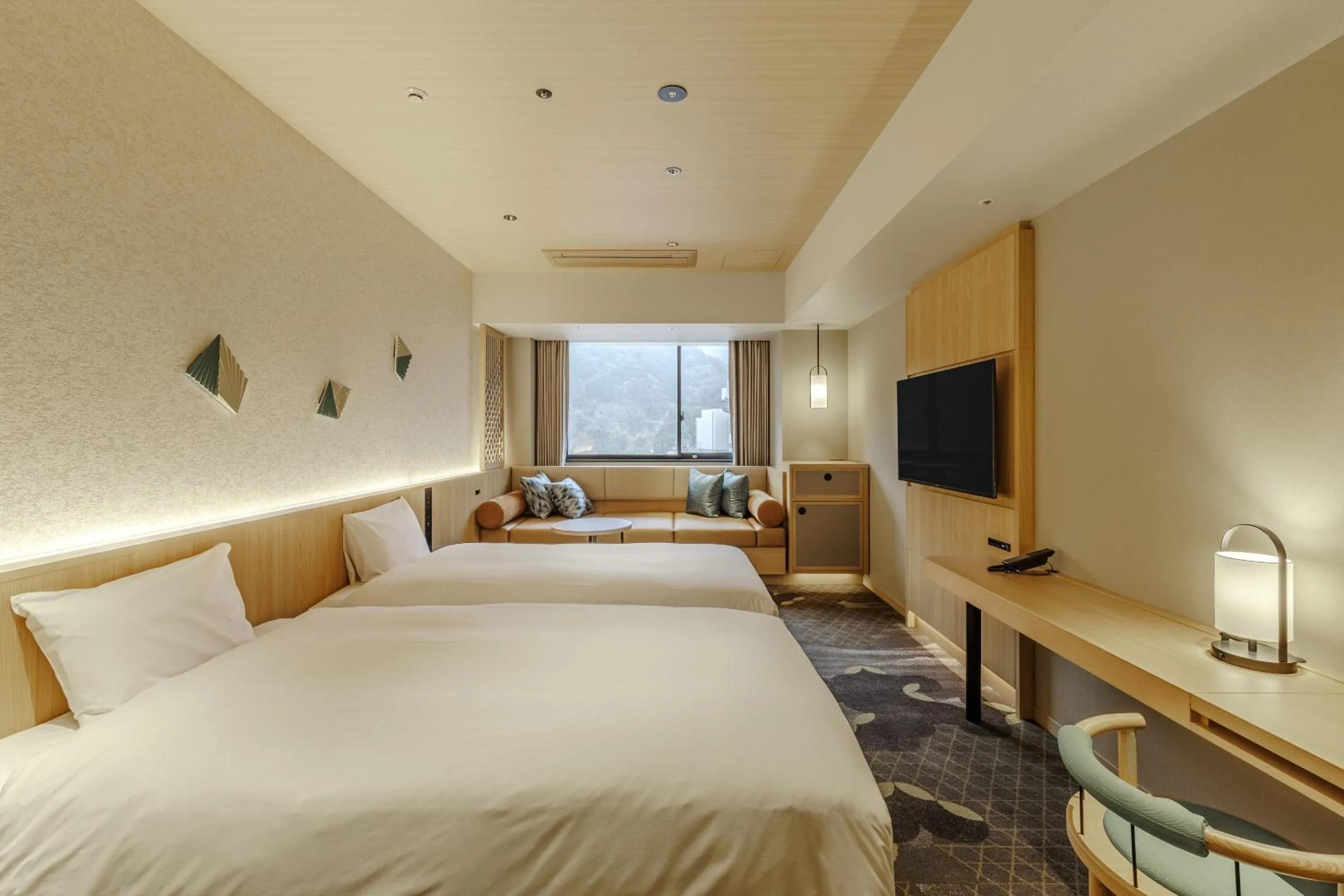 Photo of the whole room, Bed in Beppu SUGINOI HOTEL