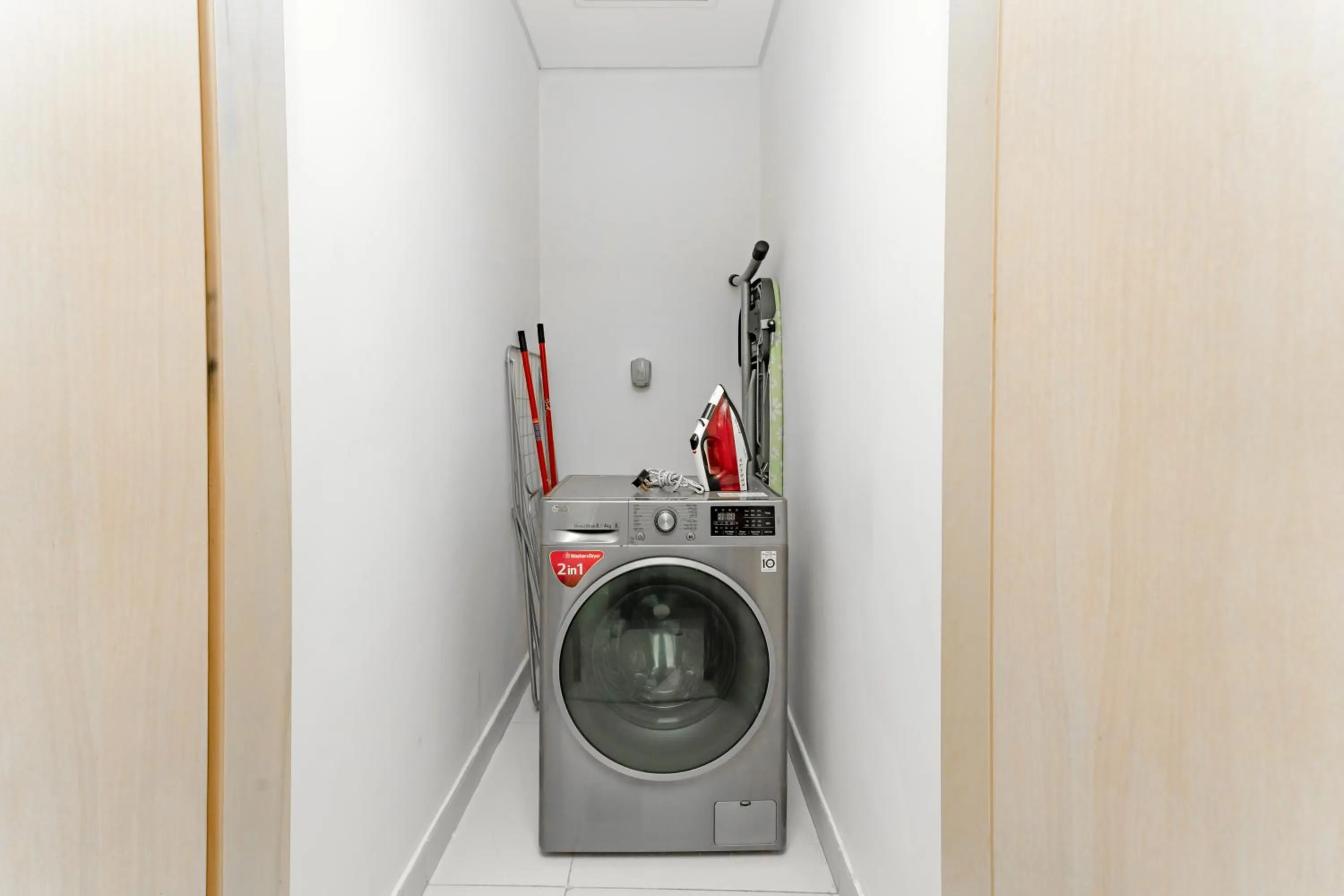 washing machine, Kitchen/Kitchenette in FAM Living - Mada Residences Downtown Dubai