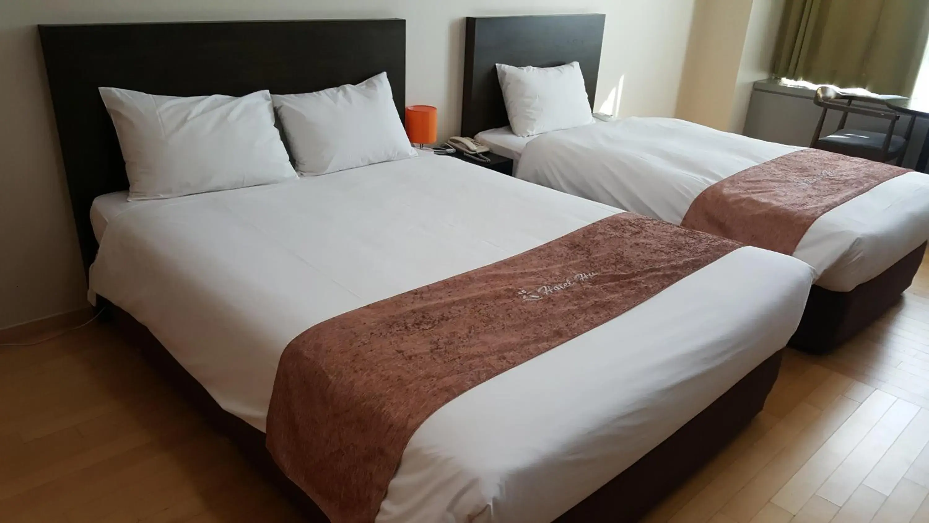 Bed in Hotel Hu Incheon Airport Bed in Hotel Hu Incheon Airport