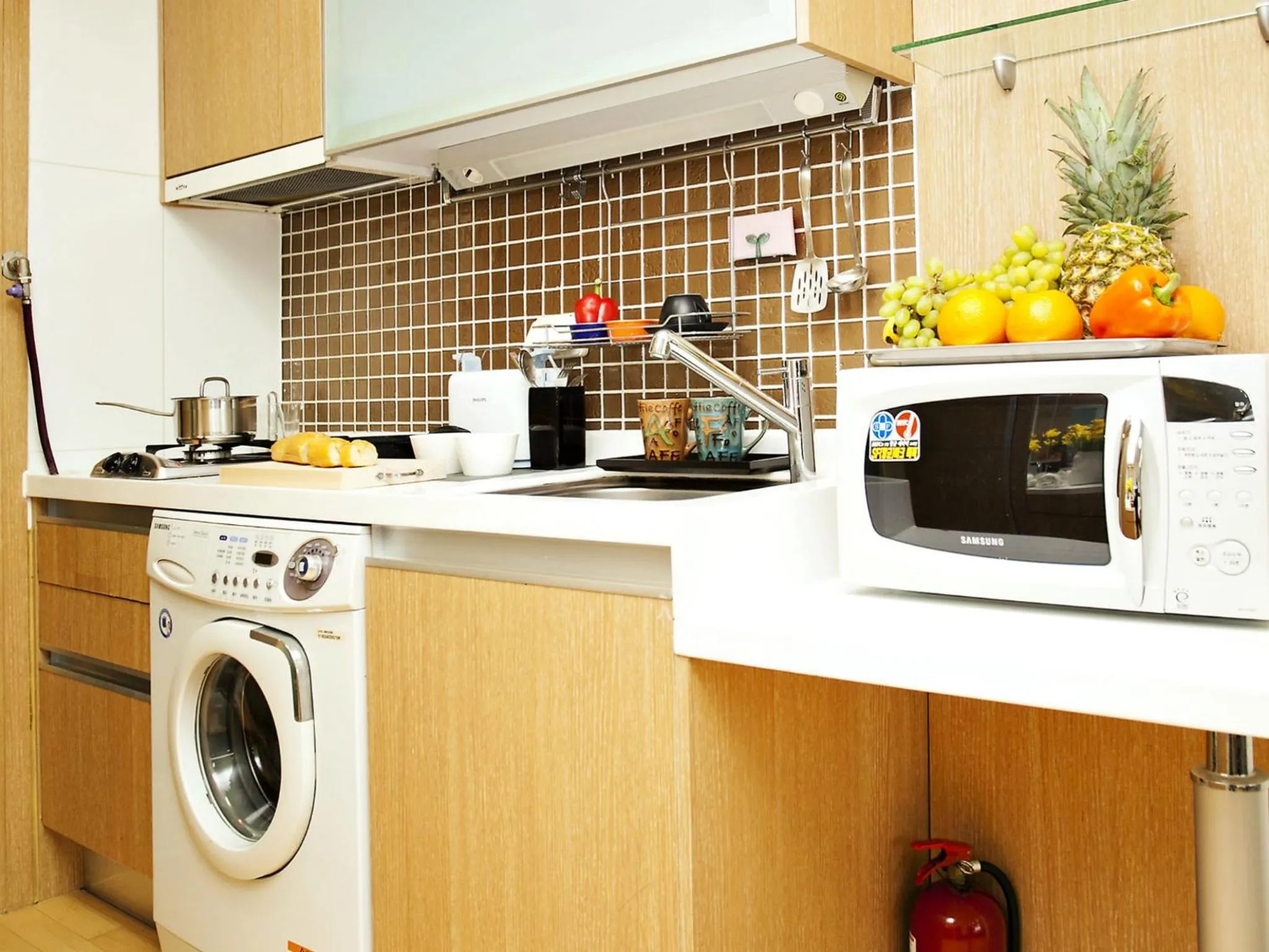 Kitchen or kitchenette in Hotel Hu Incheon Airport