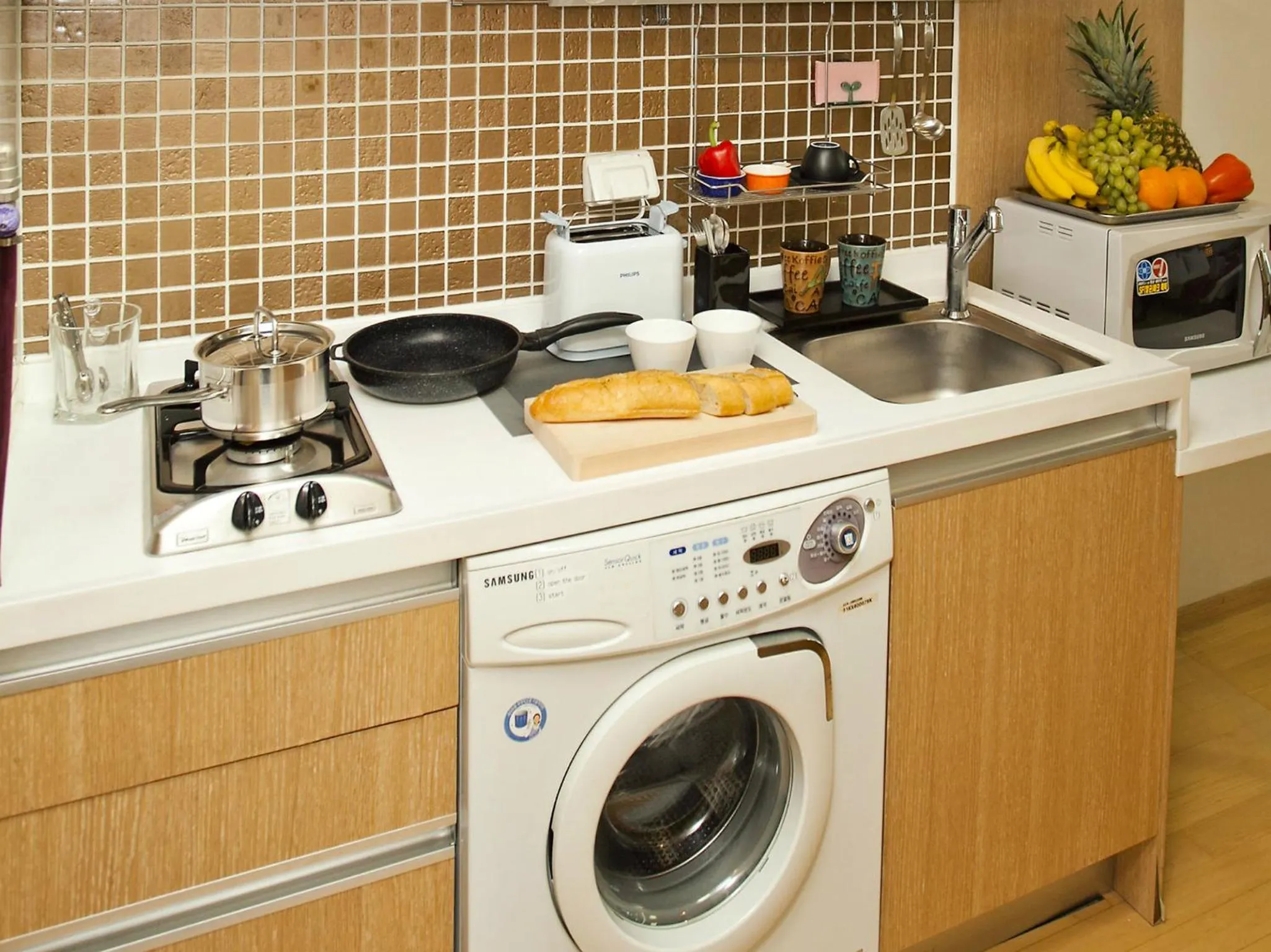 Kitchen or kitchenette in Hotel Hu Incheon Airport