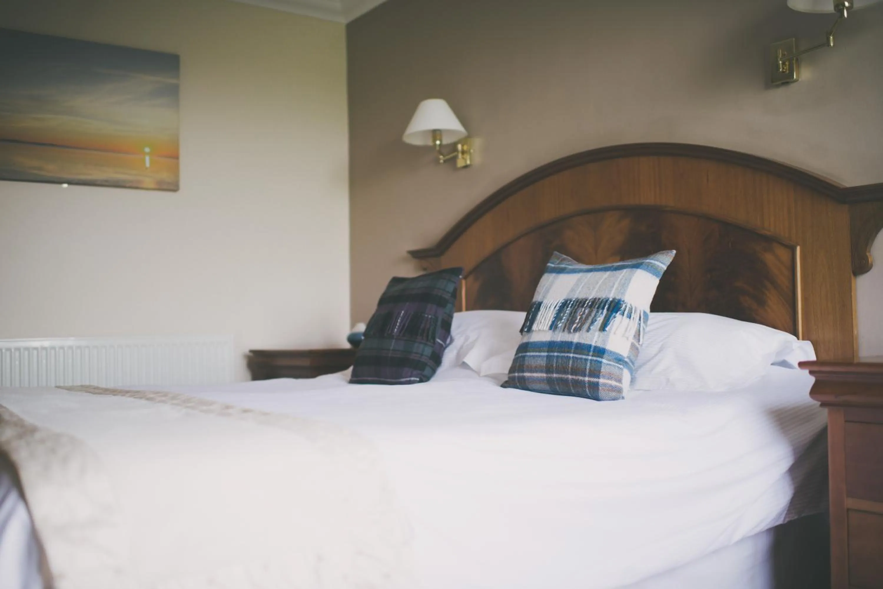 Bedroom, Bed in The Powfoot Hotel, Annan