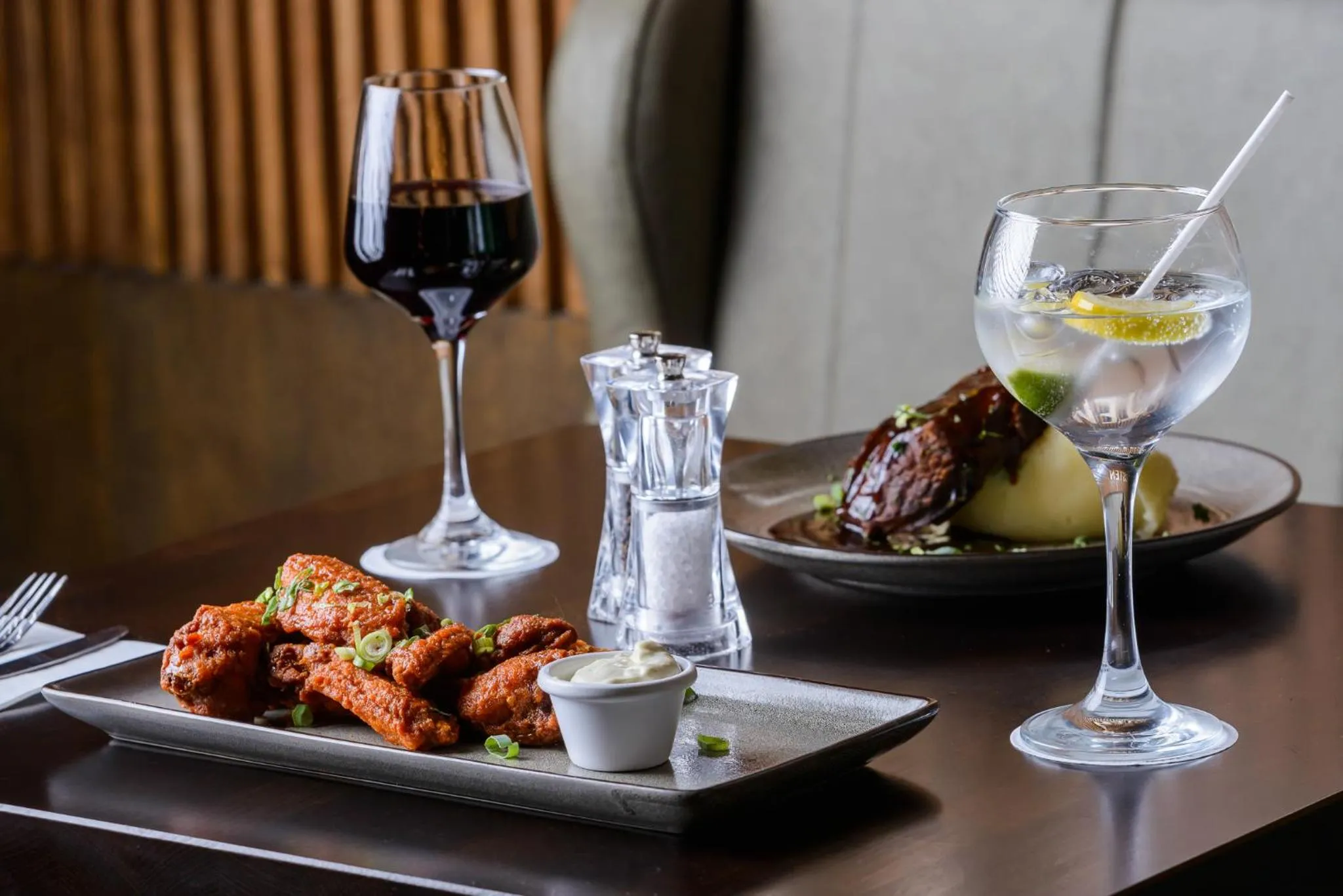 Dinner in Glashaus Hotel