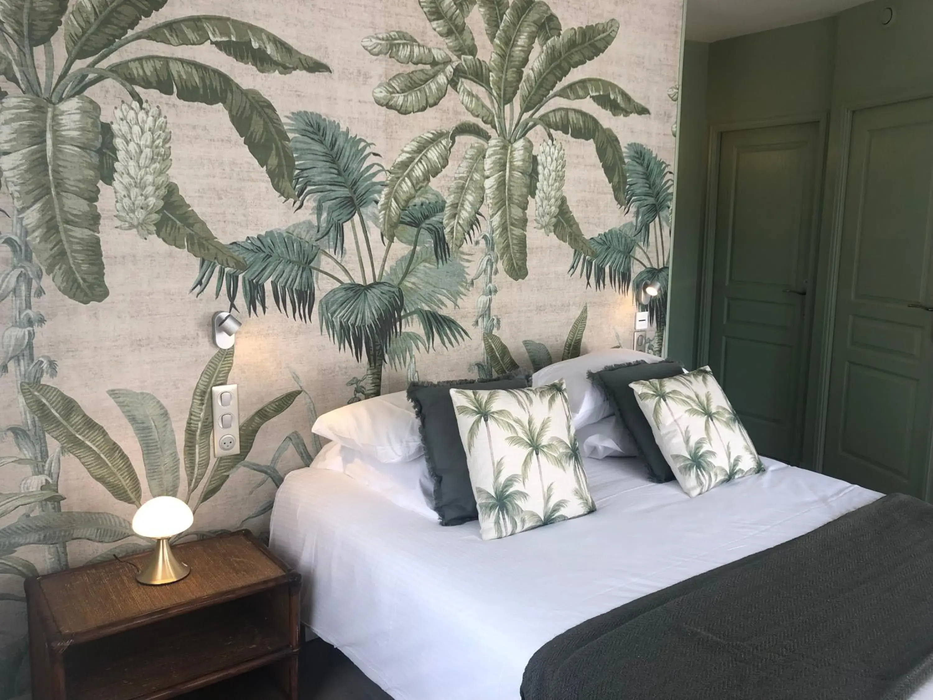 Bed in Logis Hôtels Troglododo Bed in Logis Hôtels Troglododo