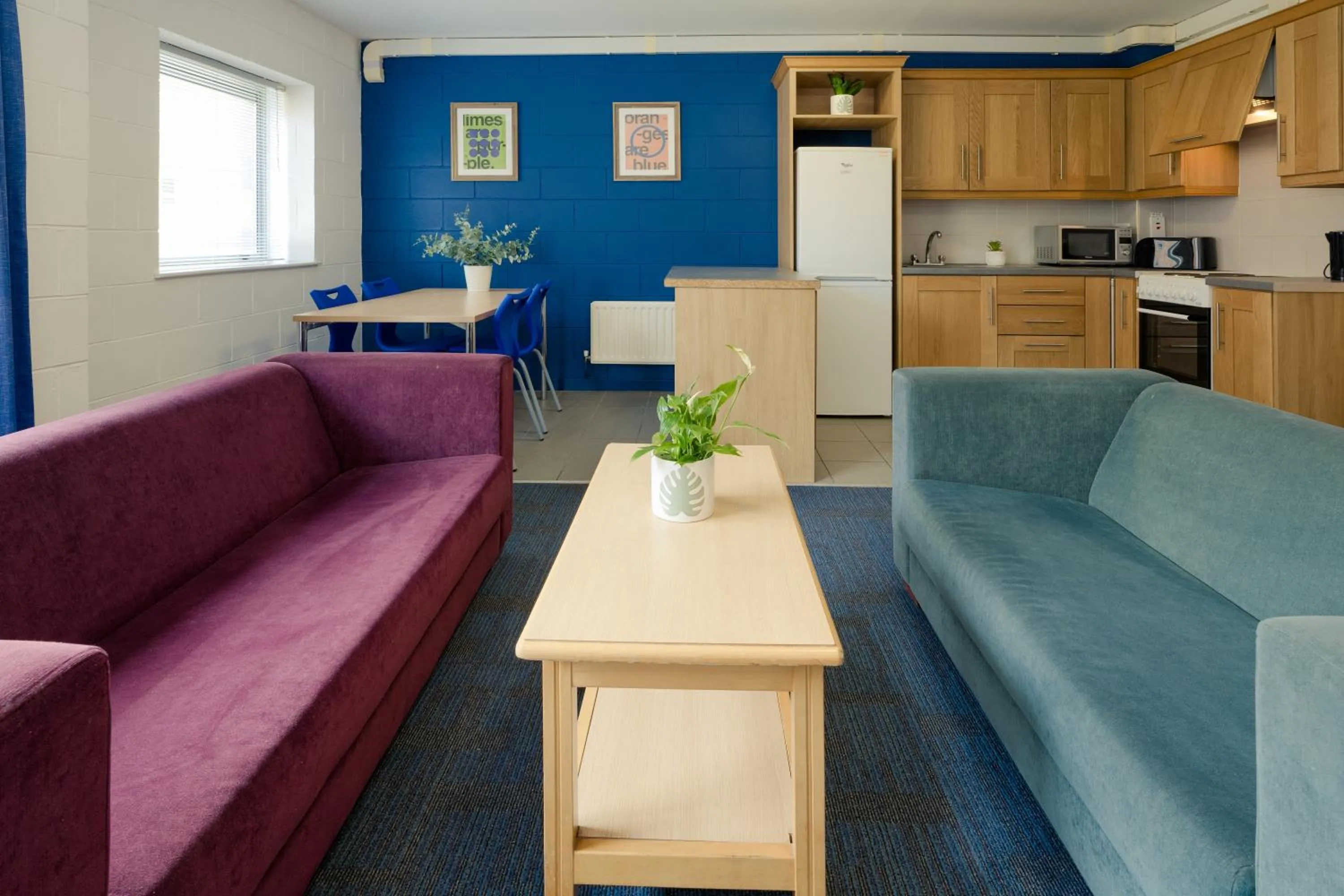 Living room in DCU Rooms Glasnevin - Campus Accommodation