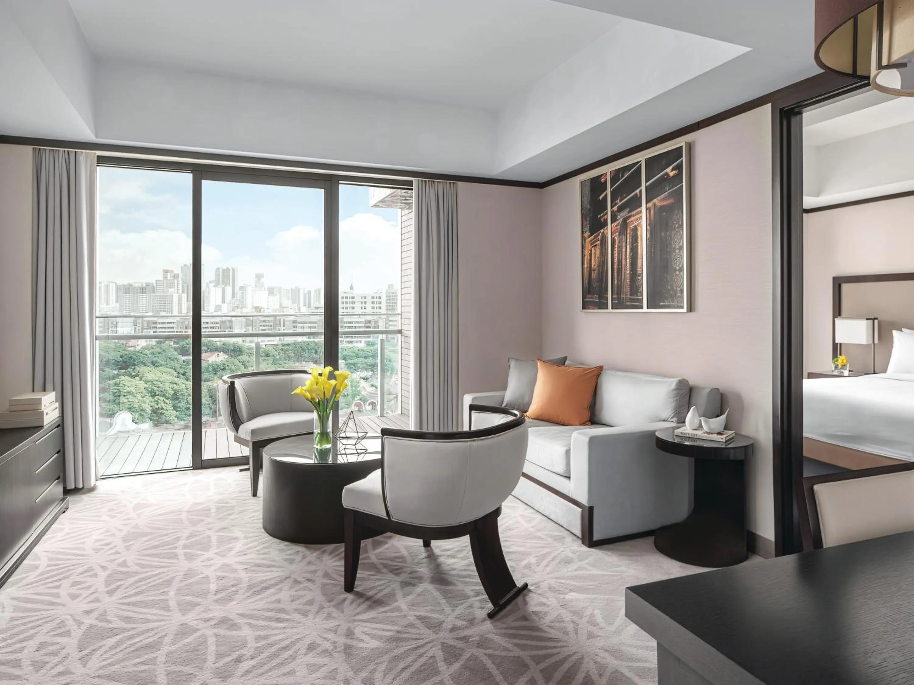 Living room, Bed in Cordis, Foshan, Lingnan Tiandi