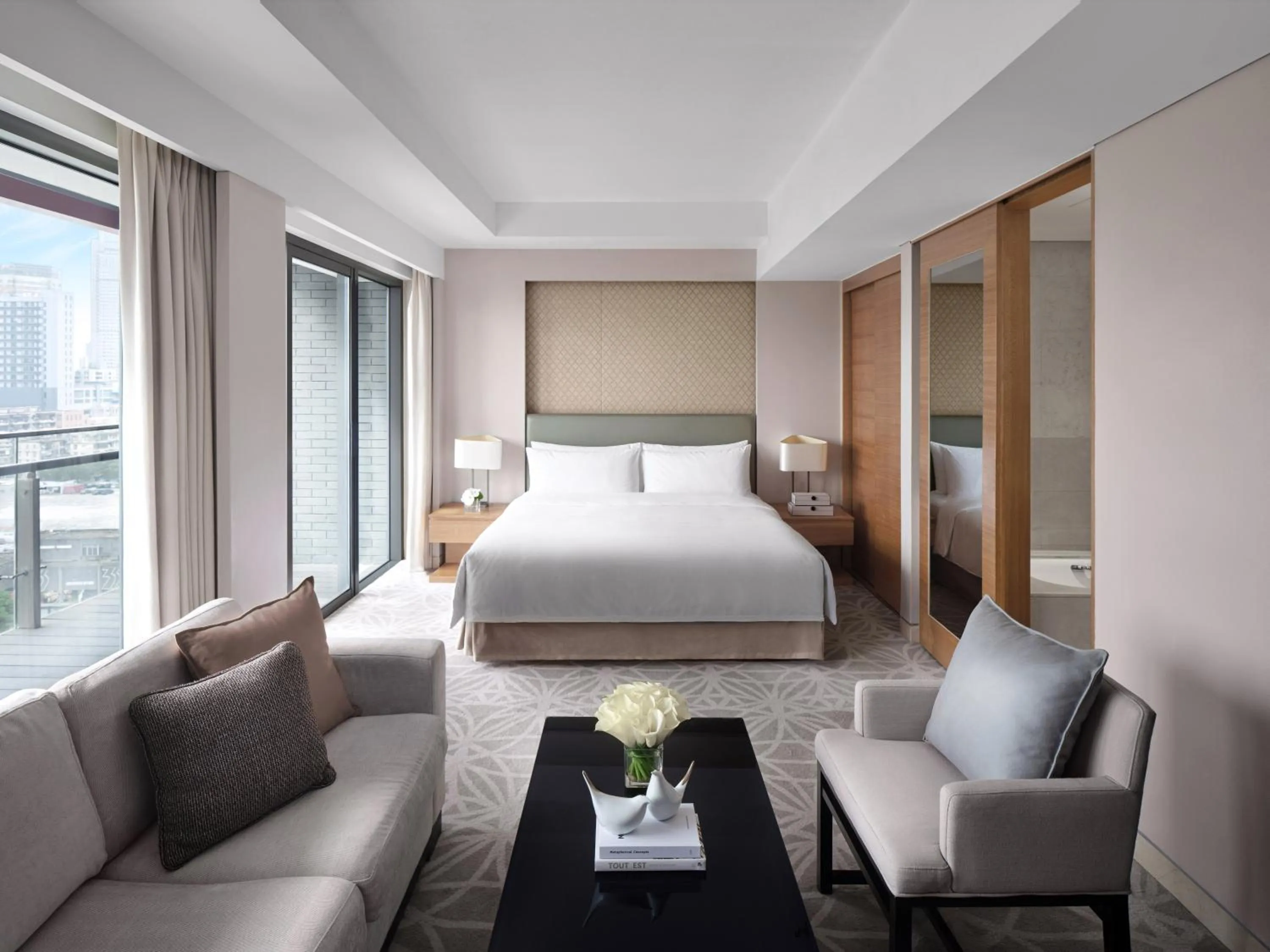 Bedroom, Bed in Cordis, Foshan, Lingnan Tiandi