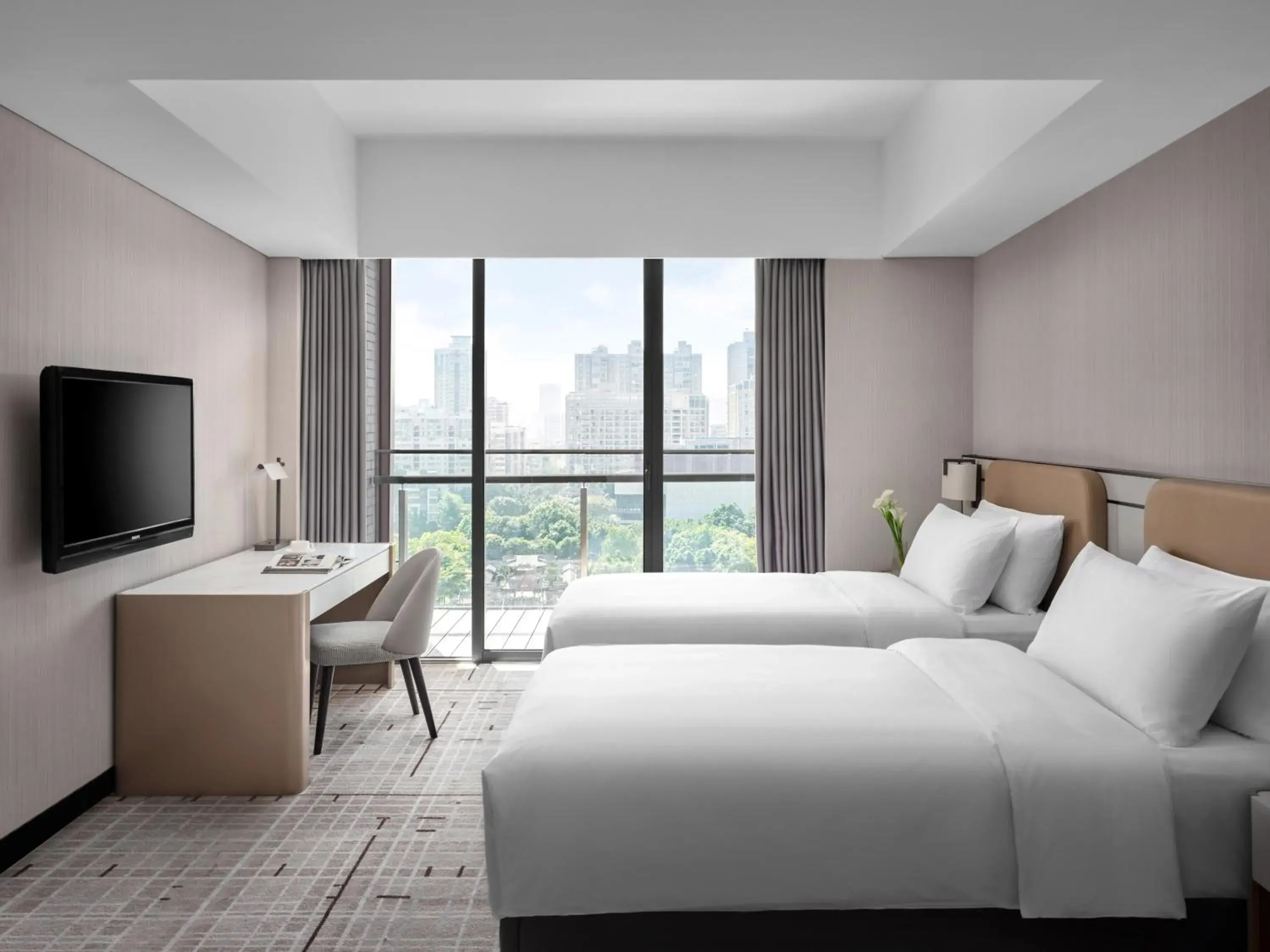 Photo of the whole room, Bed in Cordis, Foshan, Lingnan Tiandi - Free Shuttle Bus to Canton Fair Photo of the whole room, Bed in Cordis, Foshan, Lingnan Tiandi - Free Shuttle Bus to Canton Fair