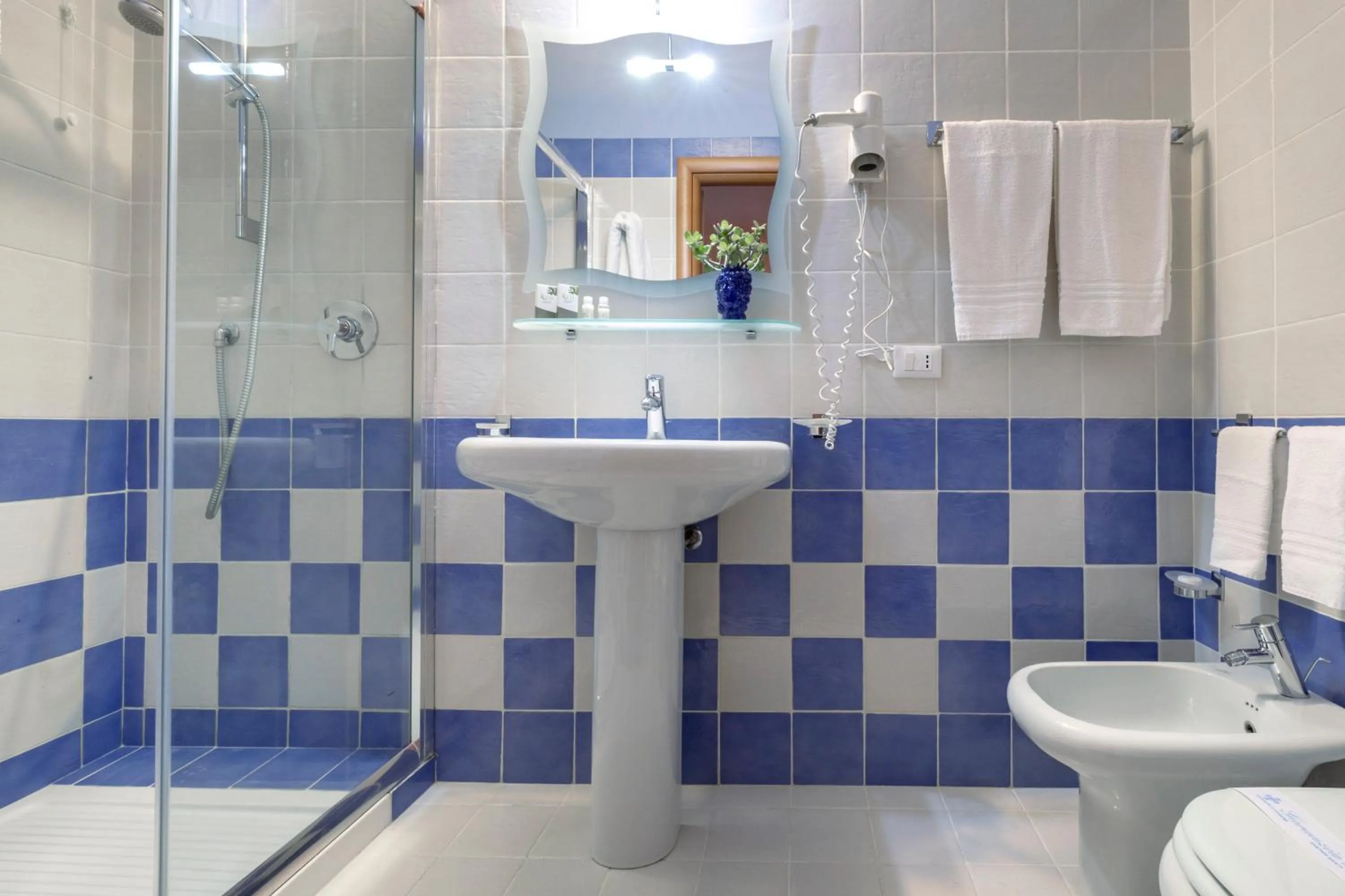 Shower in Hotel Riva Del Sole