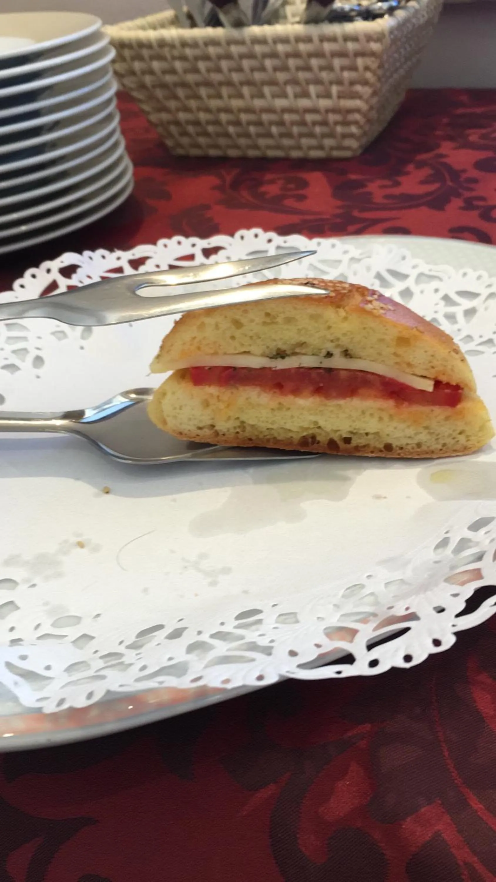 Italian breakfast in Hotel Riva Del Sole