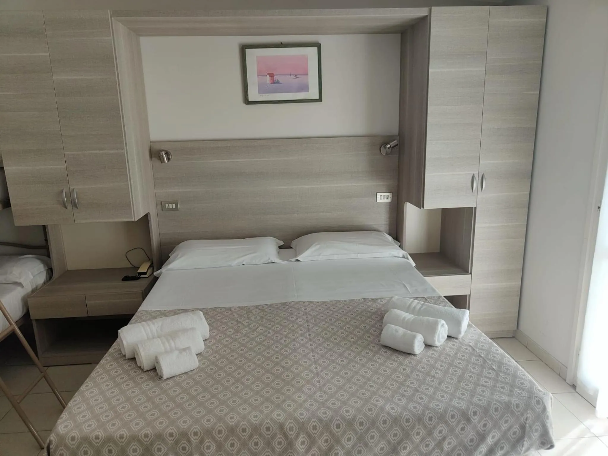 Bed in Hotel Gioiella
