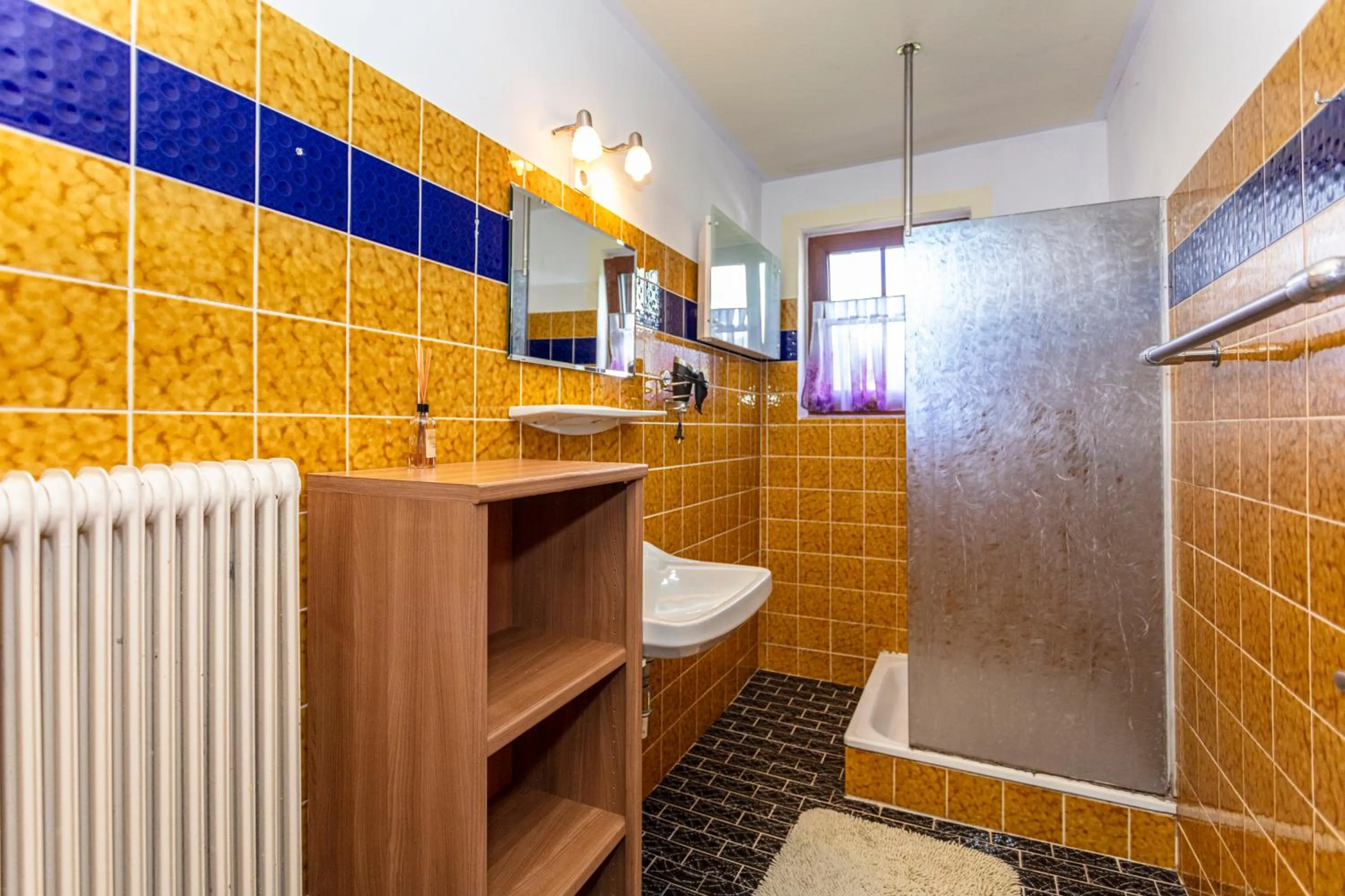 Shower in Appartment Eggerhof