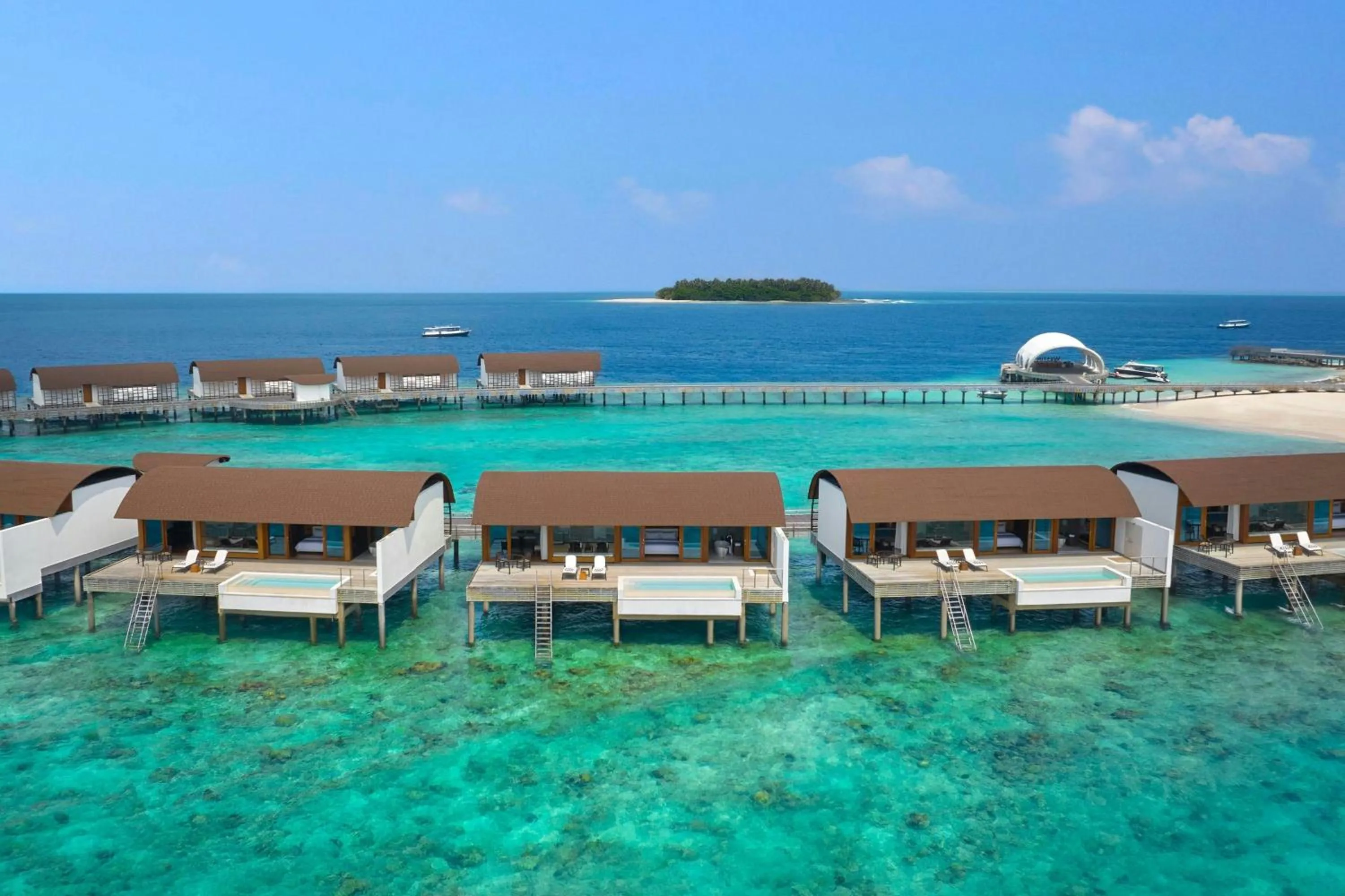 Property building in The Westin Maldives Miriandhoo Resort