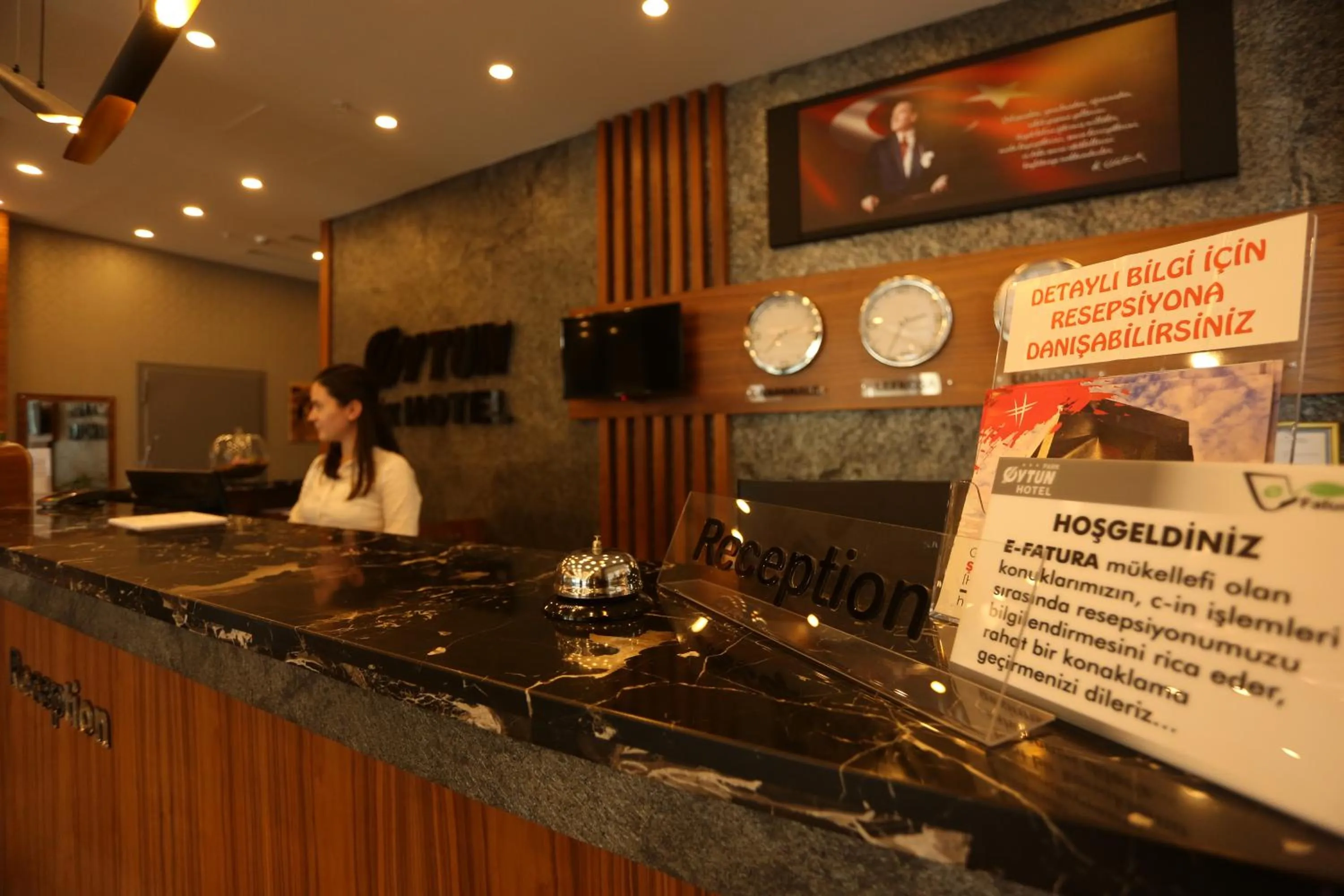 Lobby or reception in Oytun Park Hotel