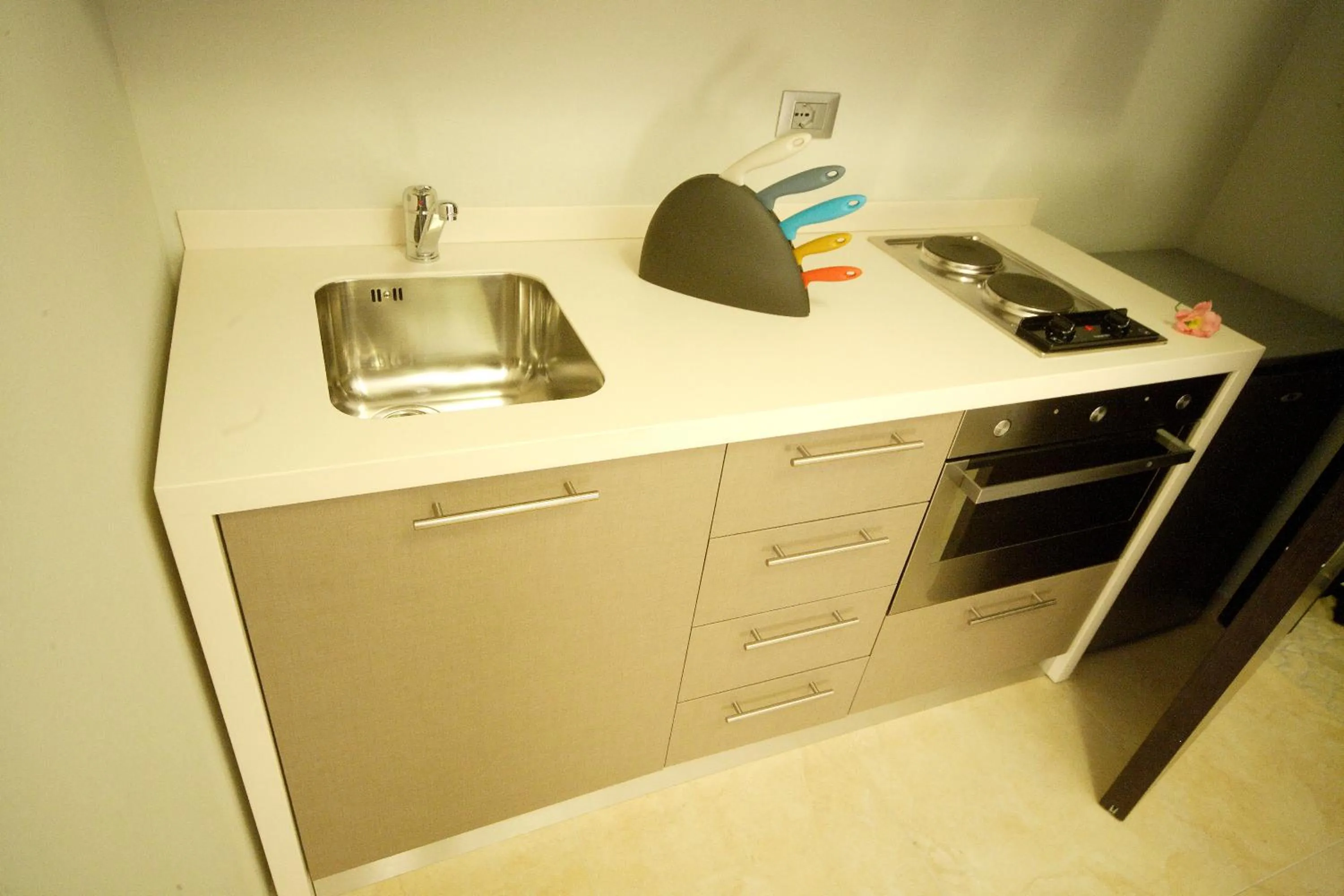 Kitchen or kitchenette in Residence Hotel Le Viole