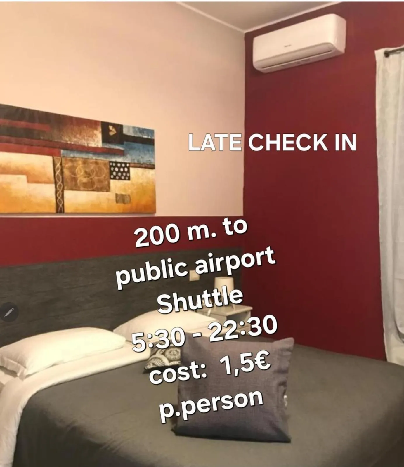 Bed in Vegan Inn Airport - Adults Only - LATE CHECK IN