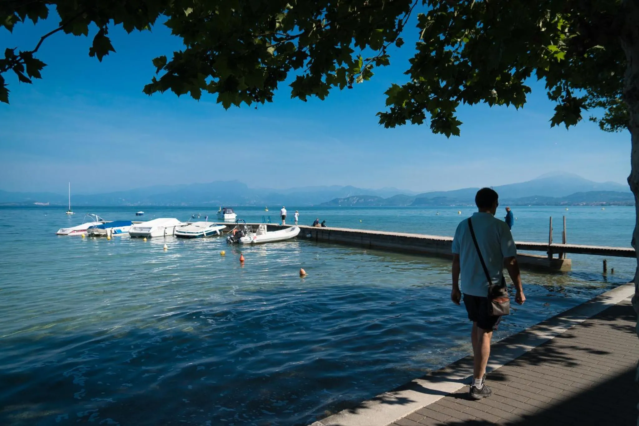 Lake view in Hotel Gasparina