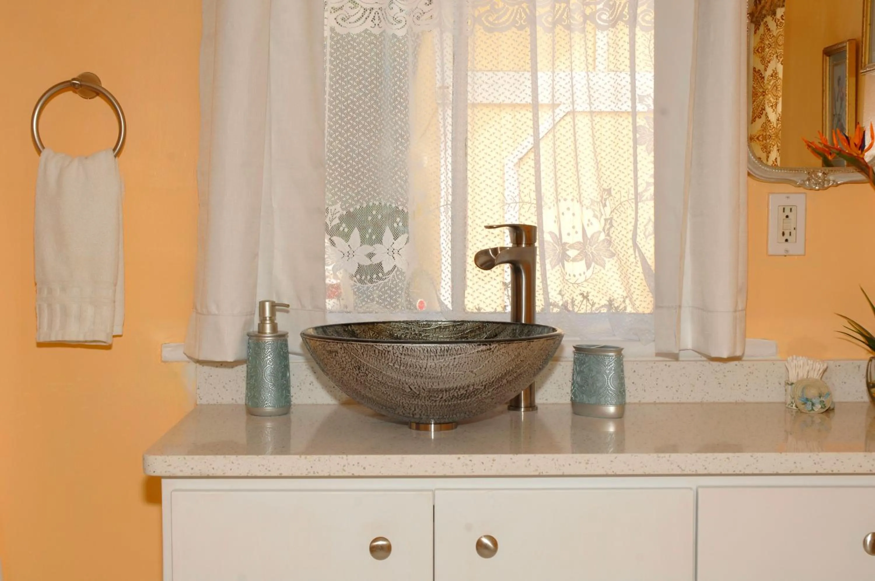 Bathroom in Adorable Historic Downtown Apartment