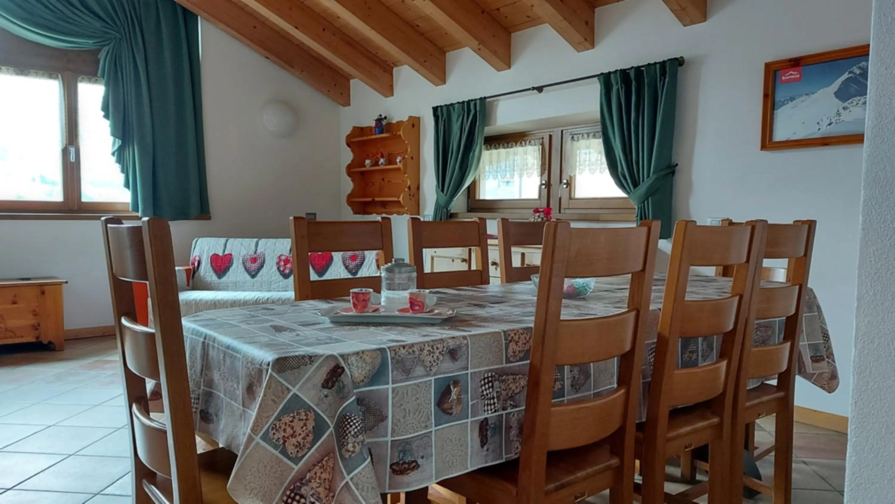 Living room in Baita al Pian
