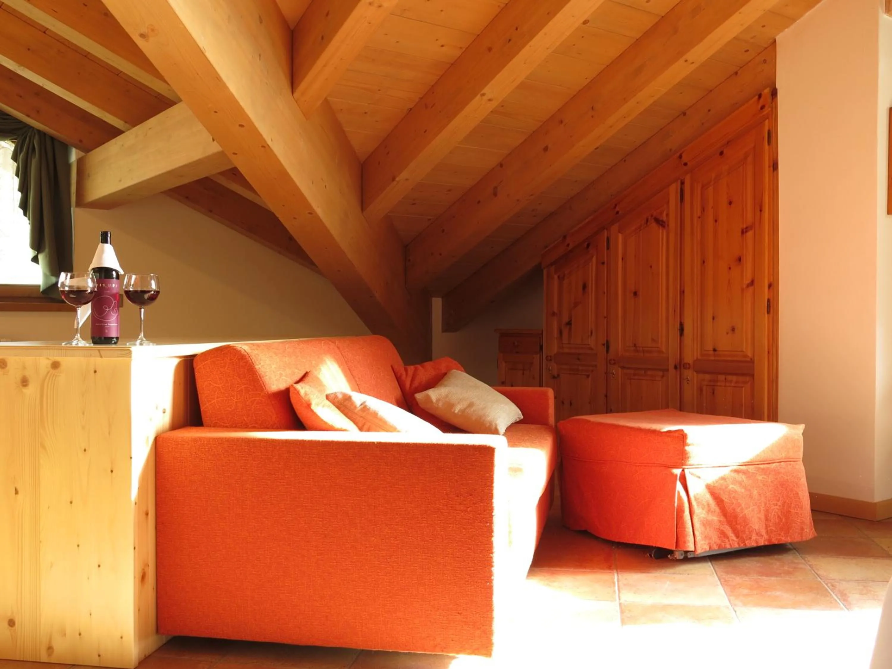 Living room in Baita al Pian