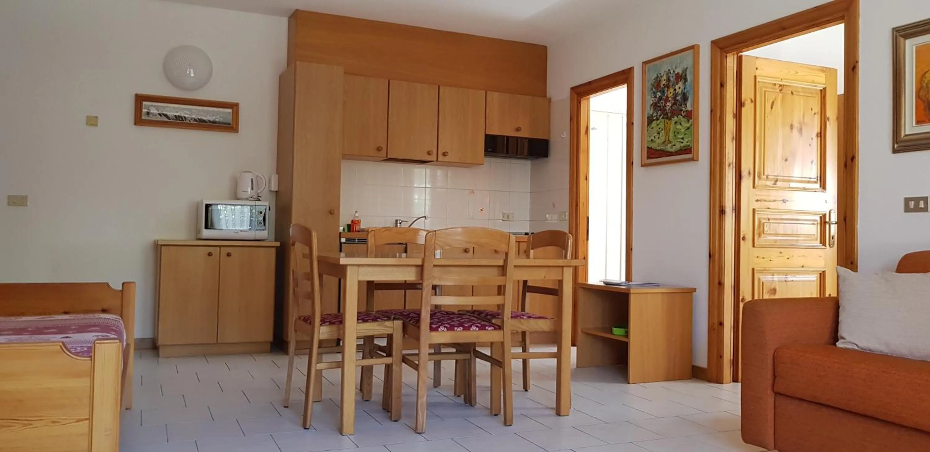 Kitchen or kitchenette in Baita al Pian