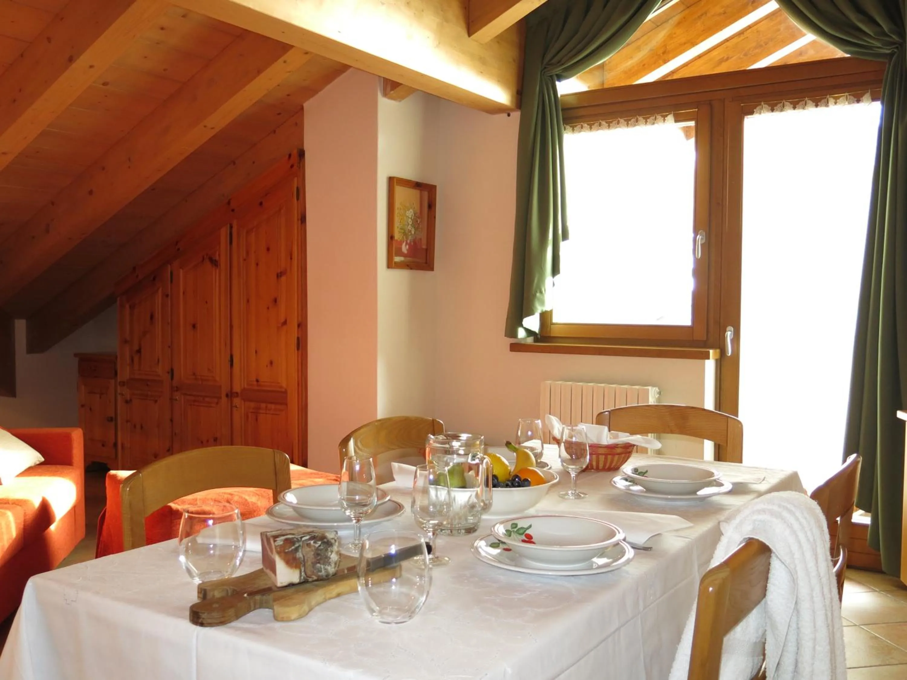 Dining area in Baita al Pian