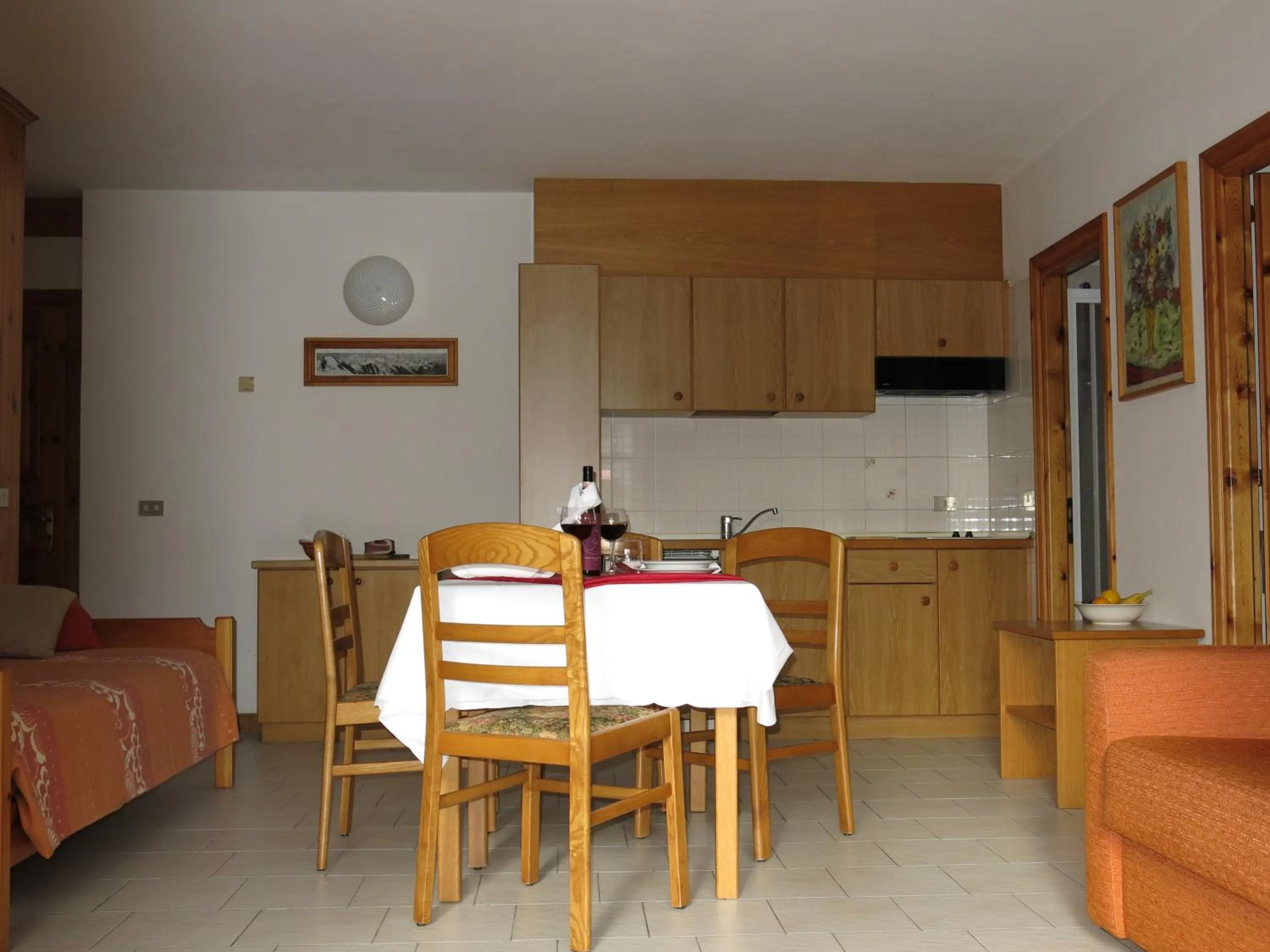 Kitchen or kitchenette in Baita al Pian