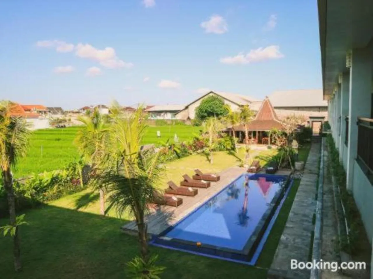 Pool view in Puri Canggu Rooms 2