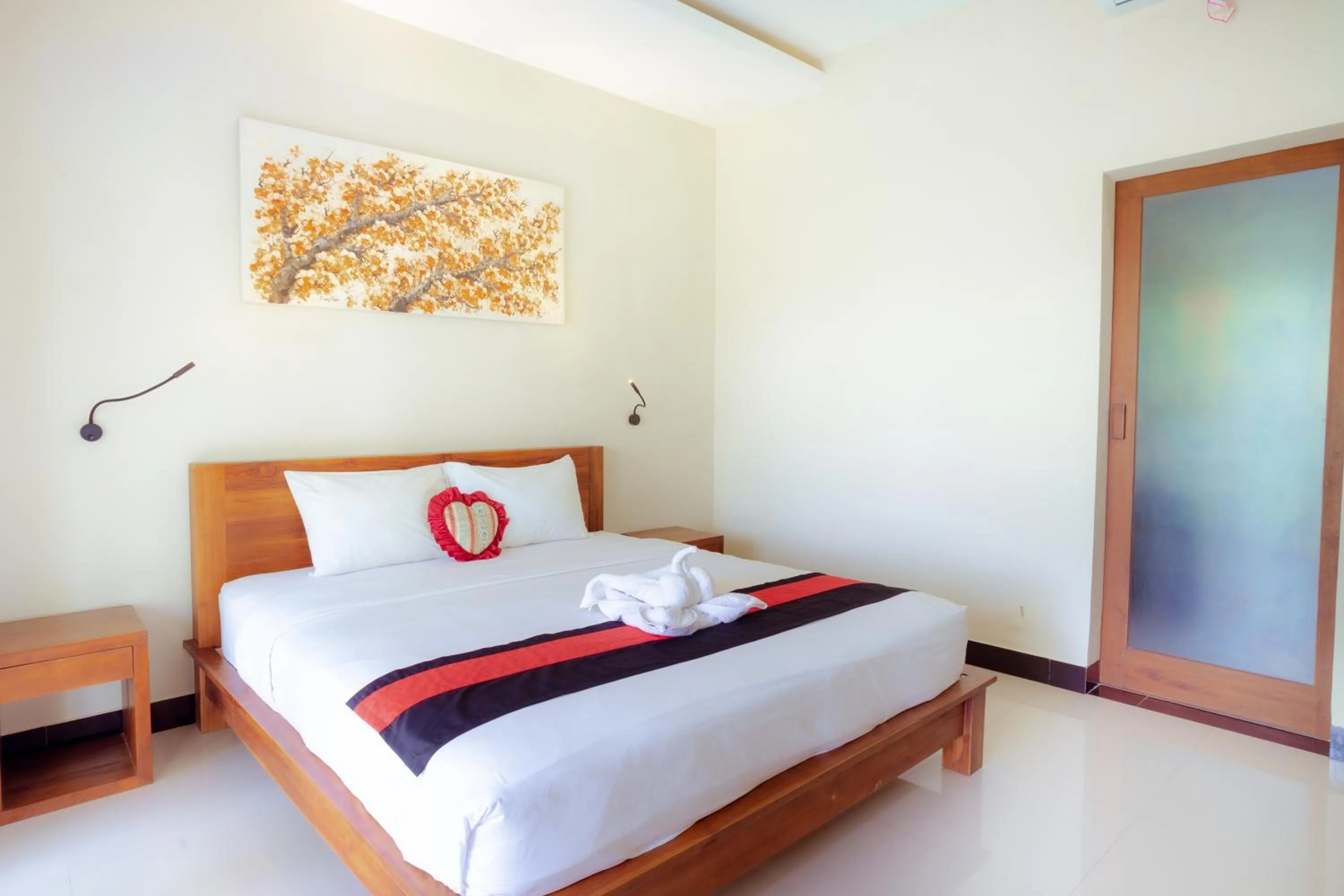 Bed in Puri Canggu Rooms 2