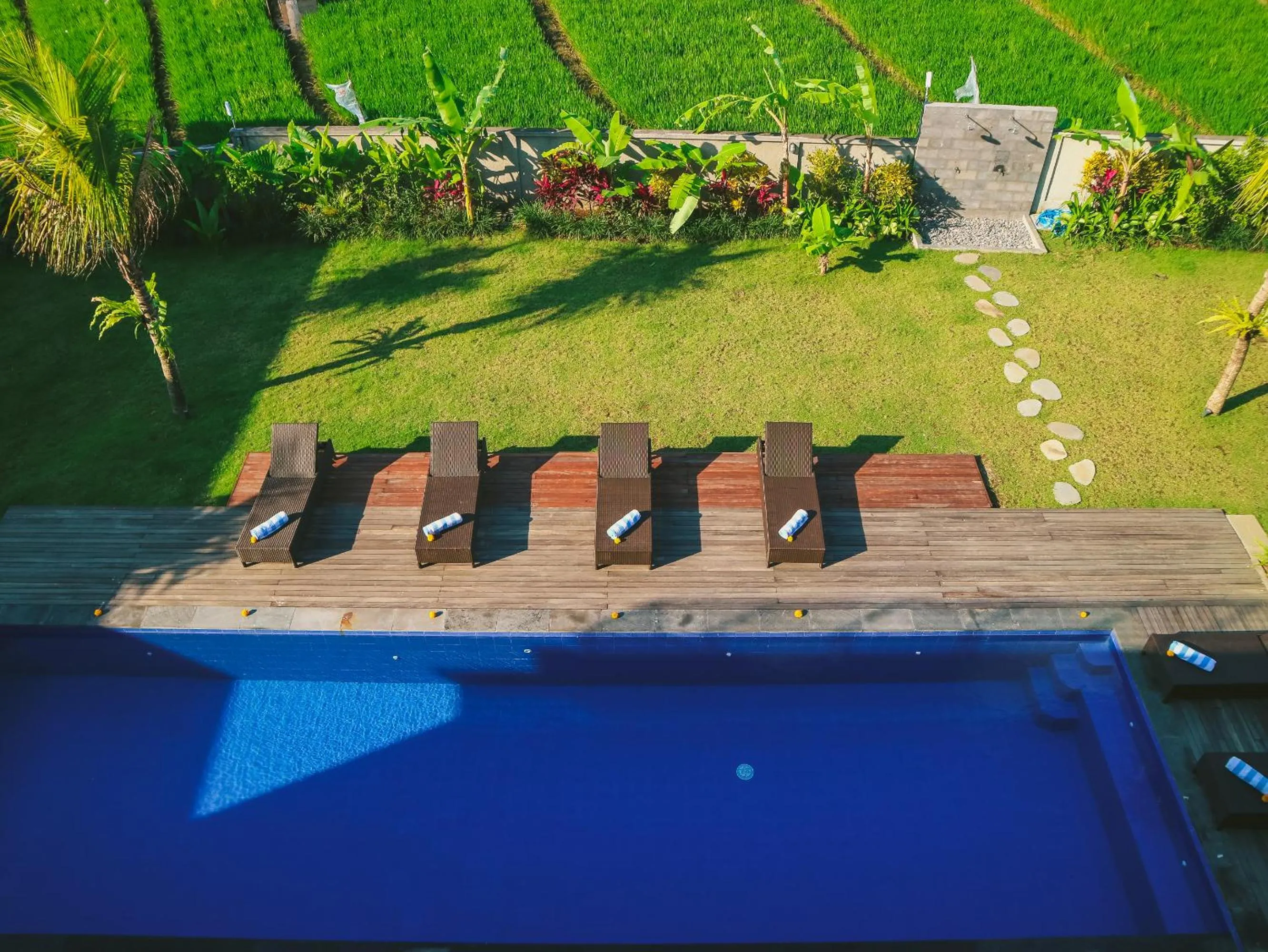 Garden view in Puri Canggu Rooms 2