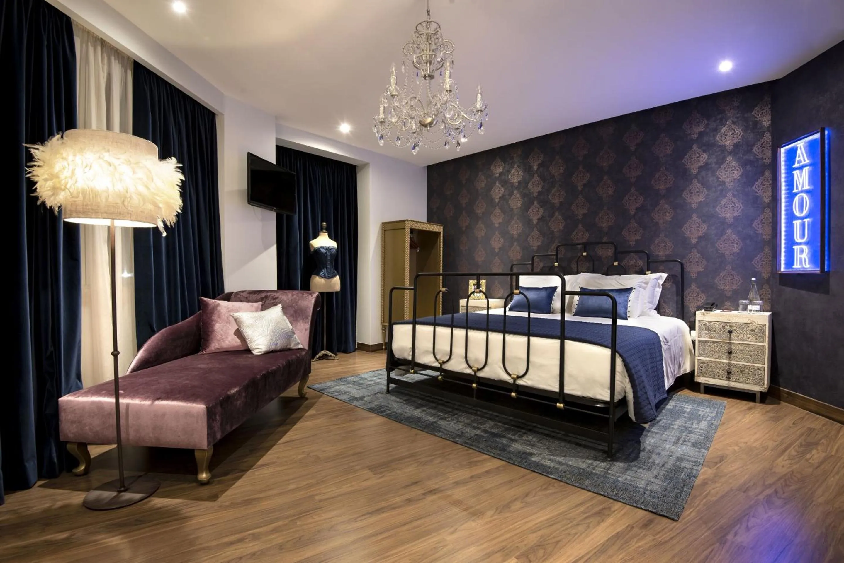 Bed in Maxime Boutique Hotel Avenida da Liberdade