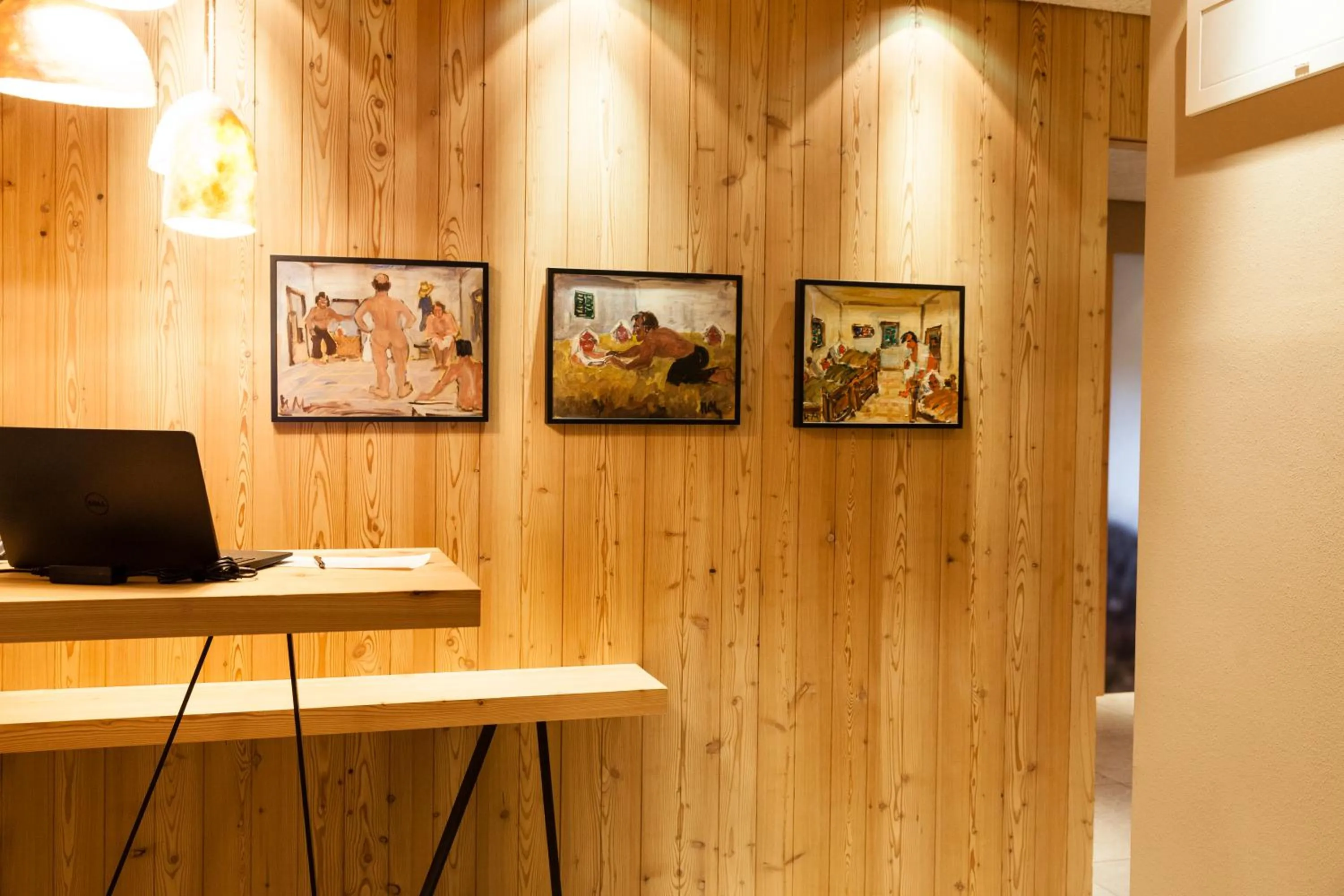 Lobby or reception in Hotel Heubad