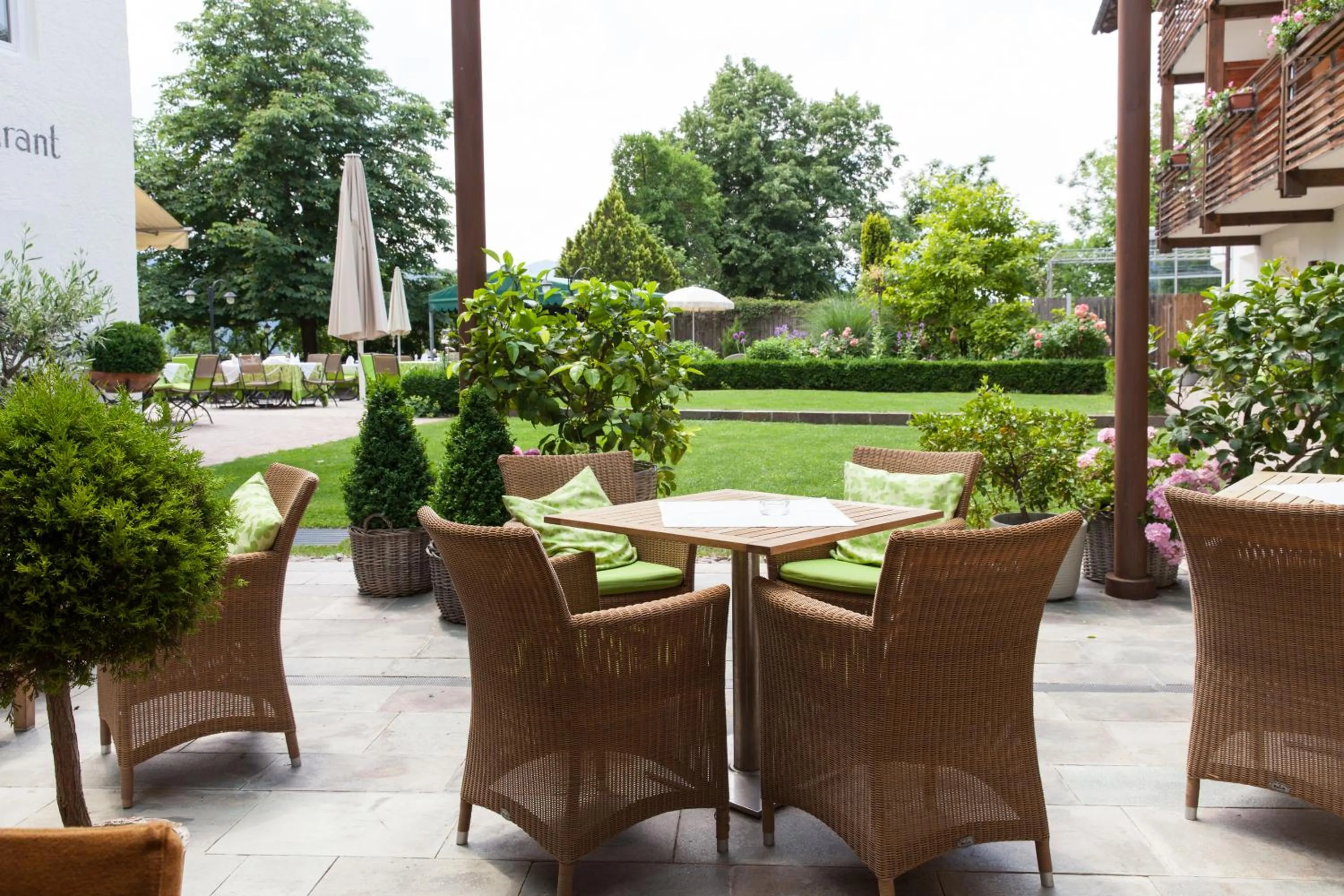 Patio in Hotel Heubad
