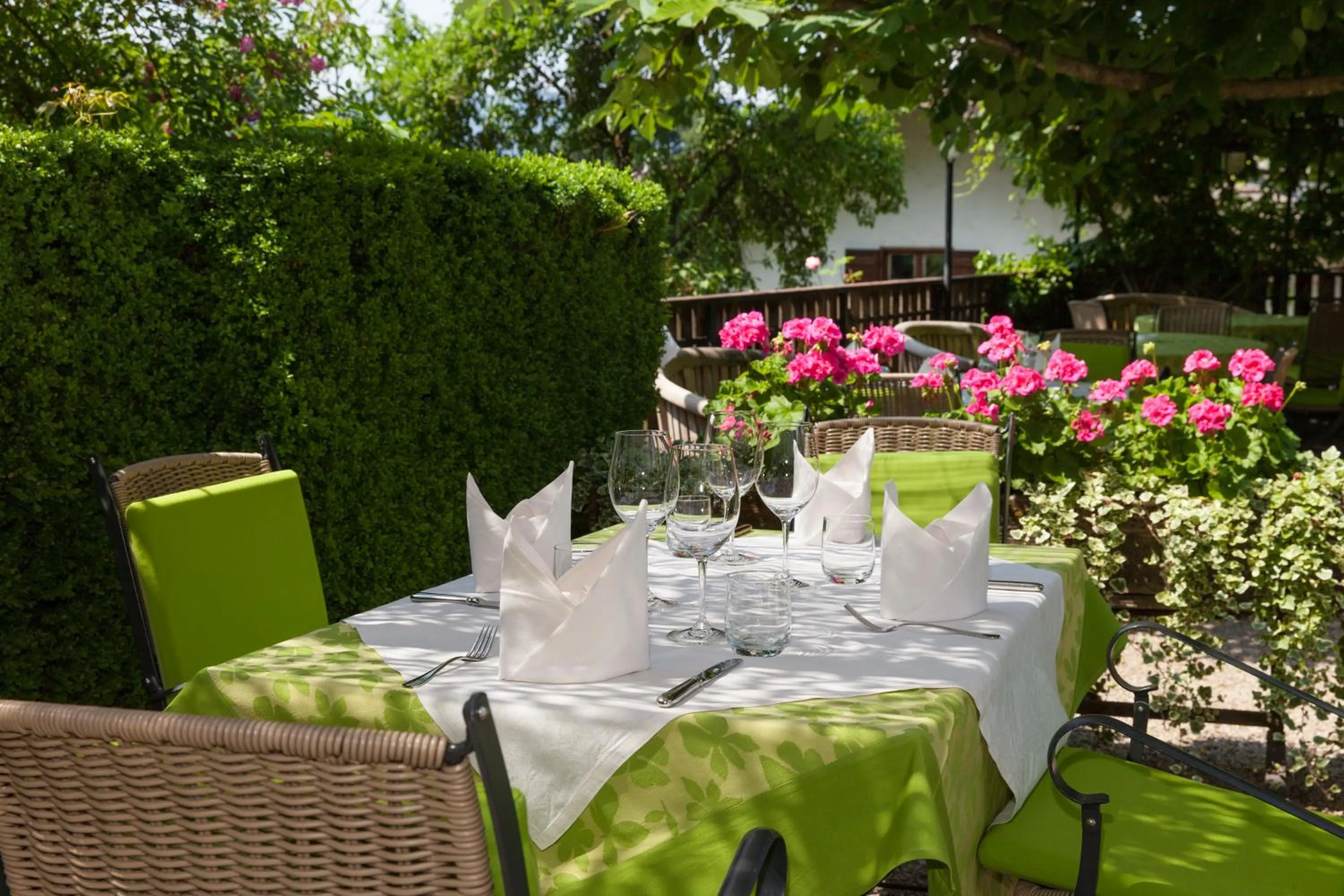 Patio in Hotel Heubad