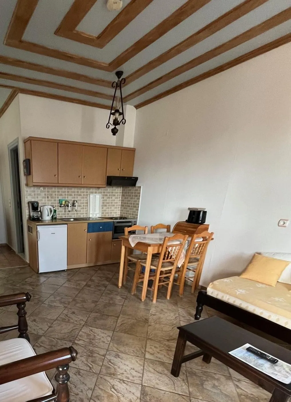 kitchen in Pantheon Apartments & Studios