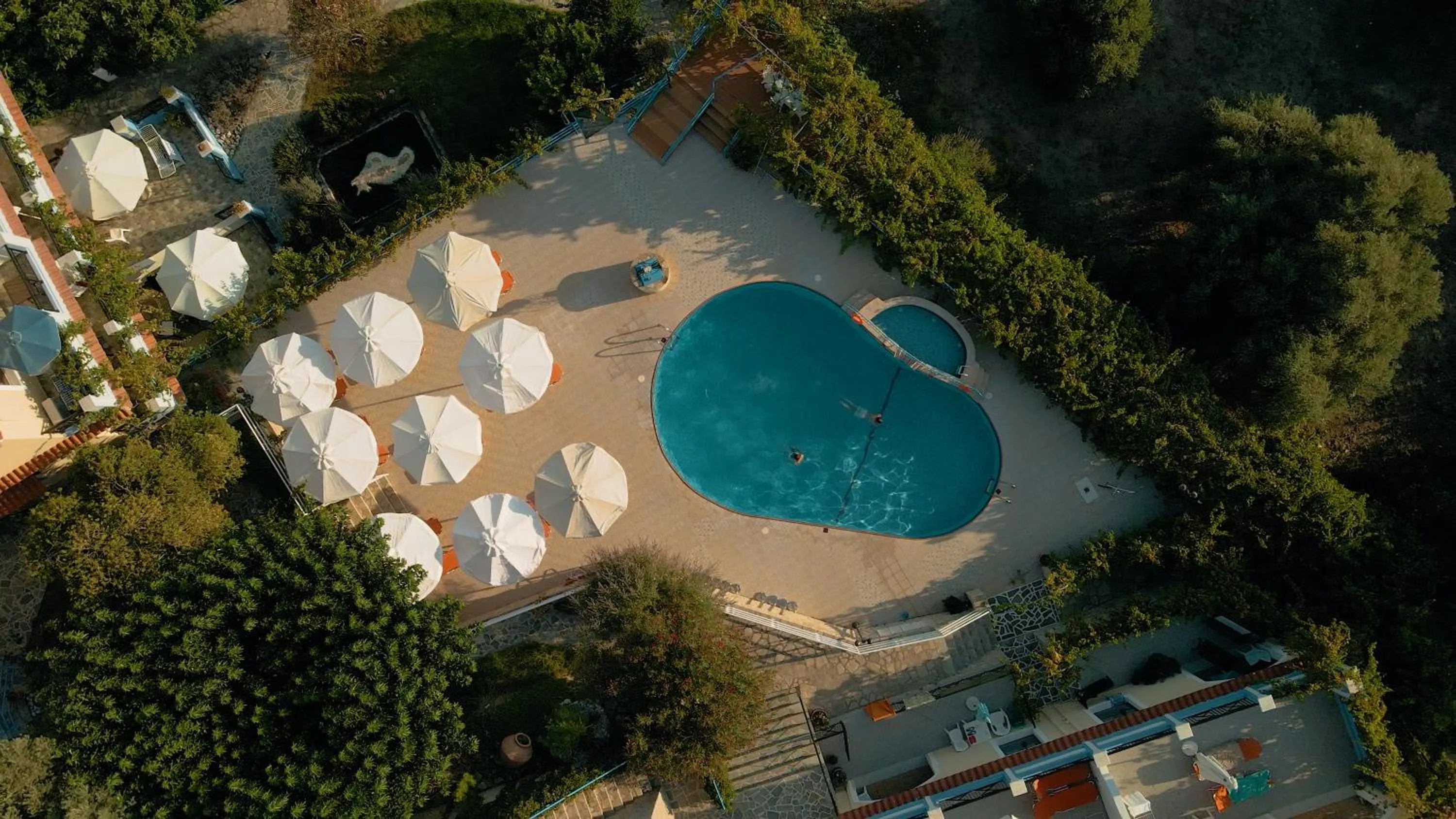 Swimming pool in Pantheon Apartments & Studios