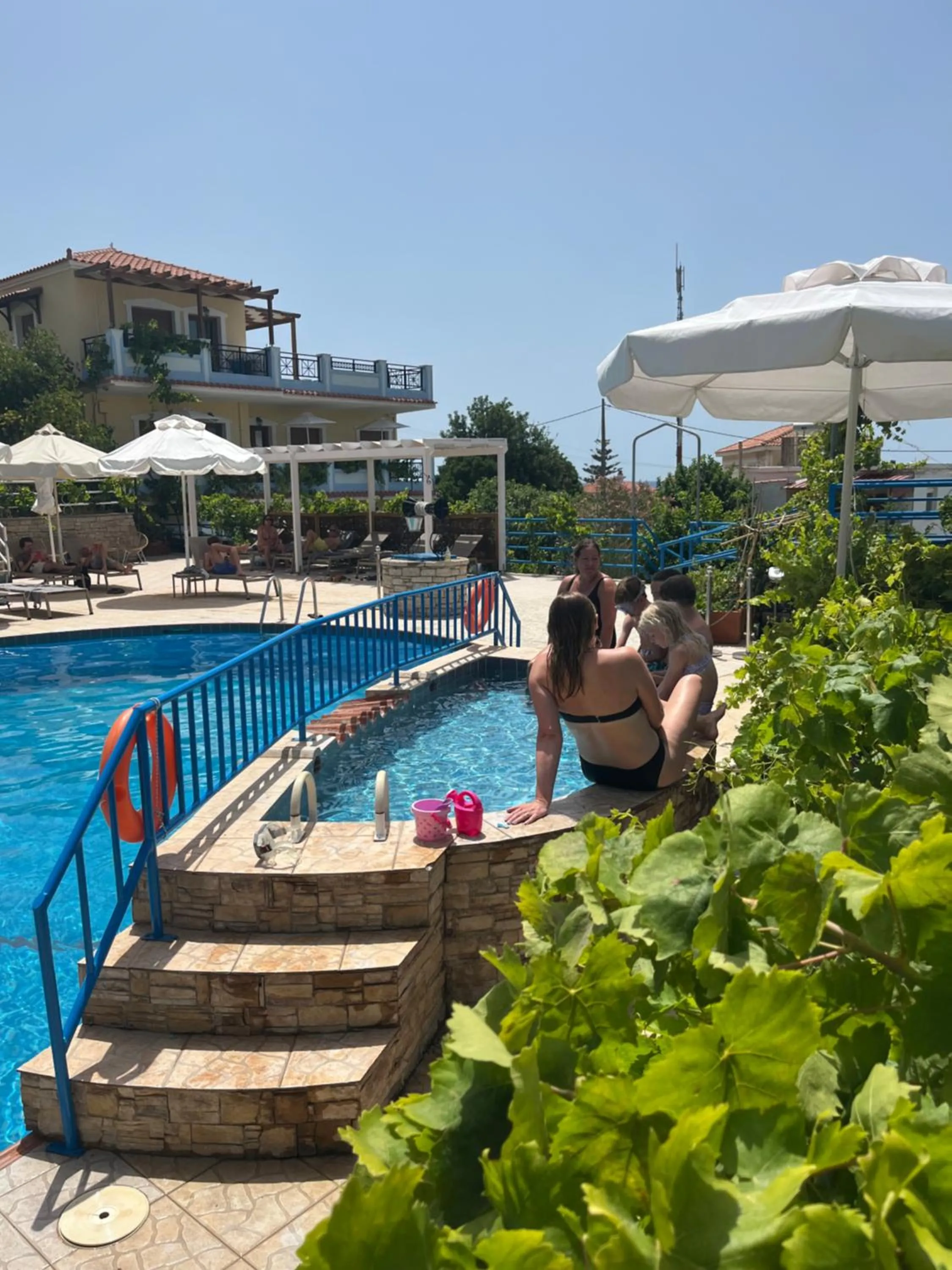 Swimming pool in Pantheon Apartments & Studios