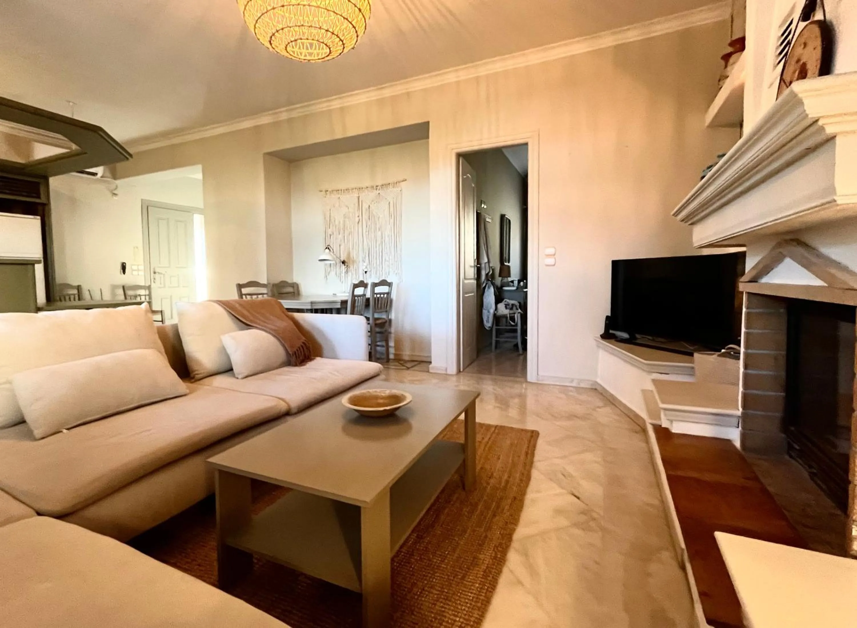 Living room in Pantheon Apartments & Studios