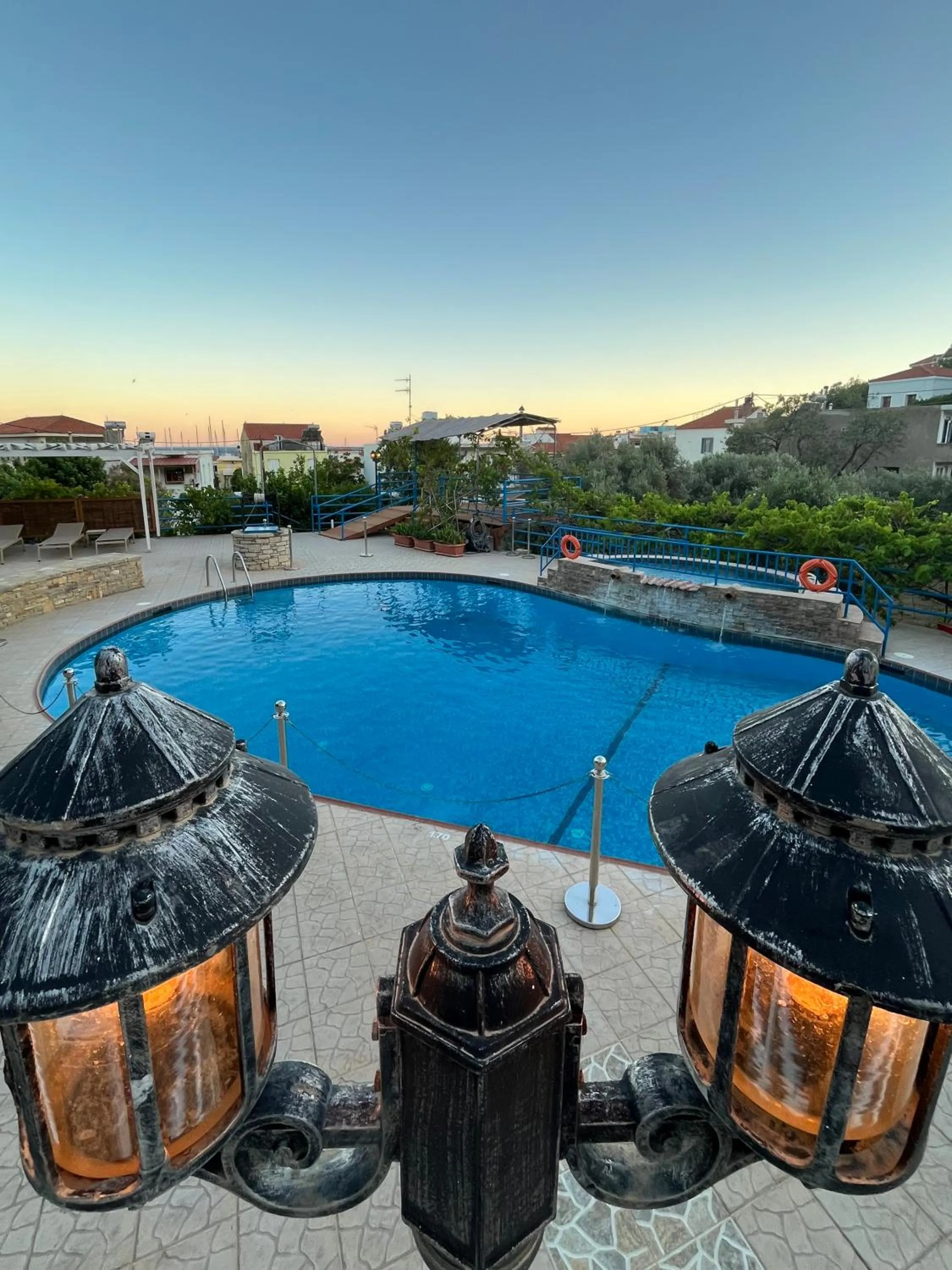 Swimming pool in Pantheon Apartments & Studios