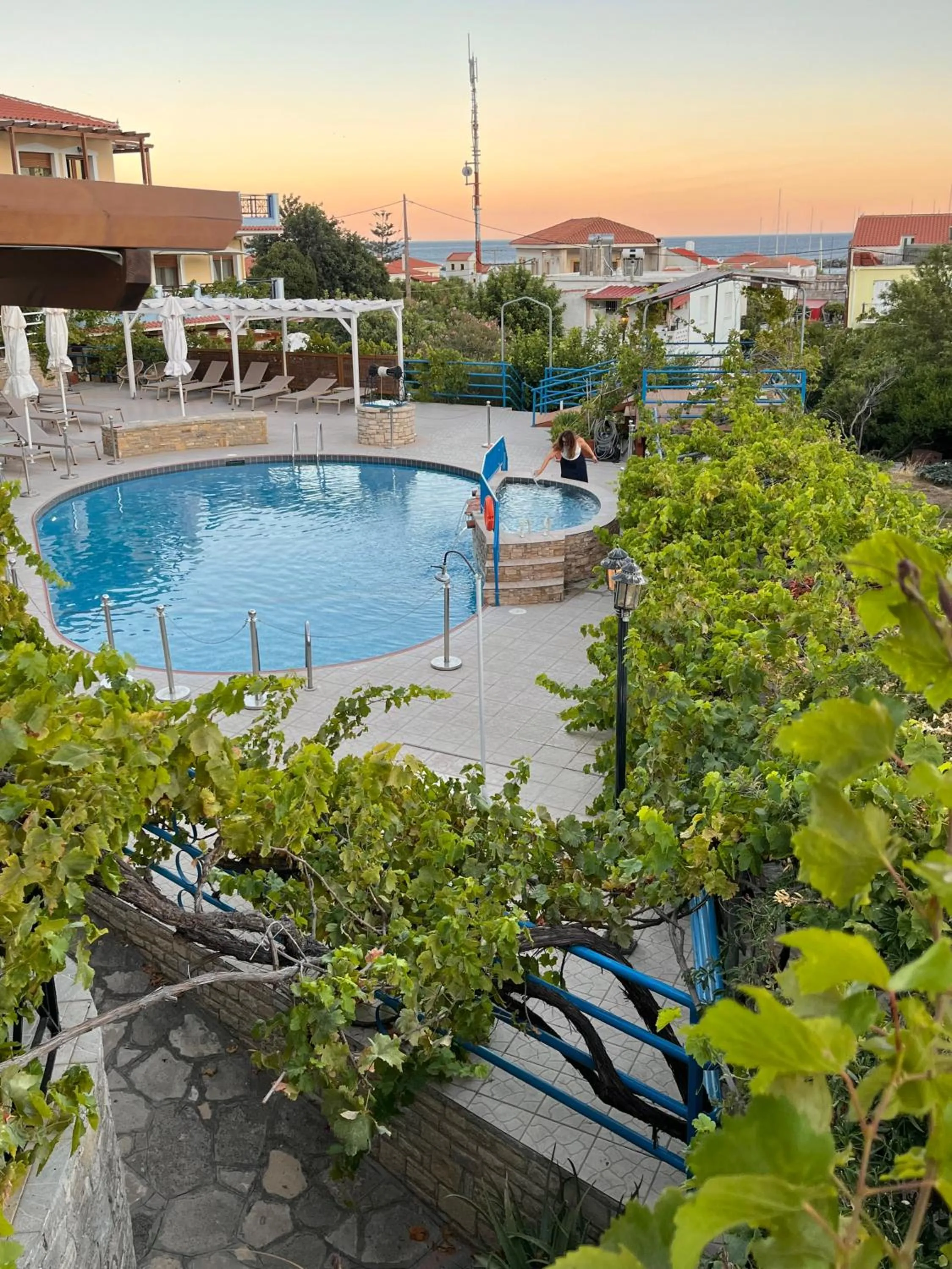 Swimming pool in Pantheon Apartments & Studios