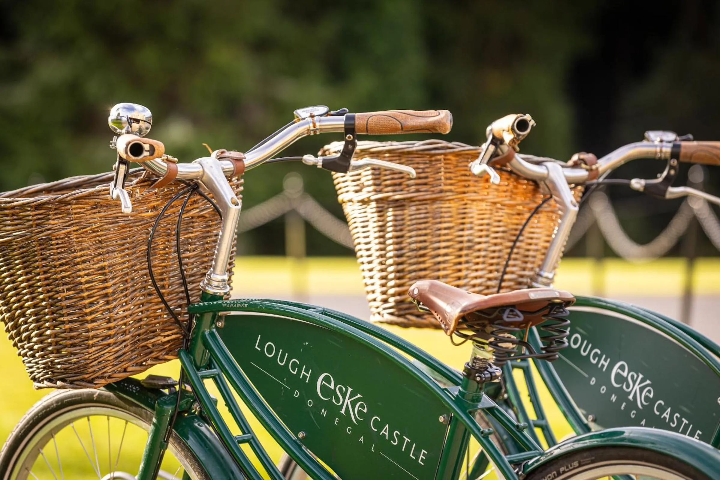 Cycling in Lough Eske Castle
