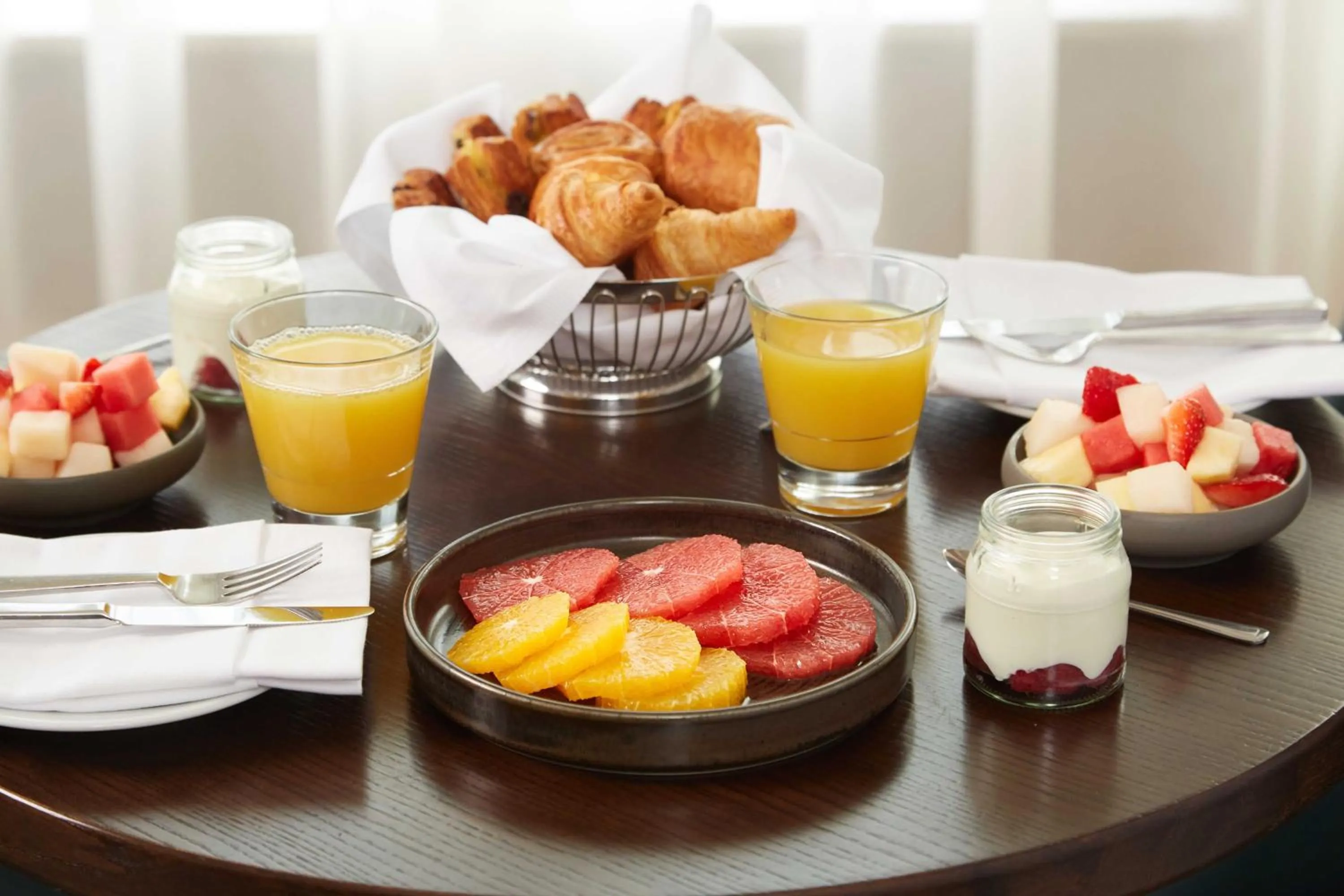 Continental breakfast in Lough Eske Castle