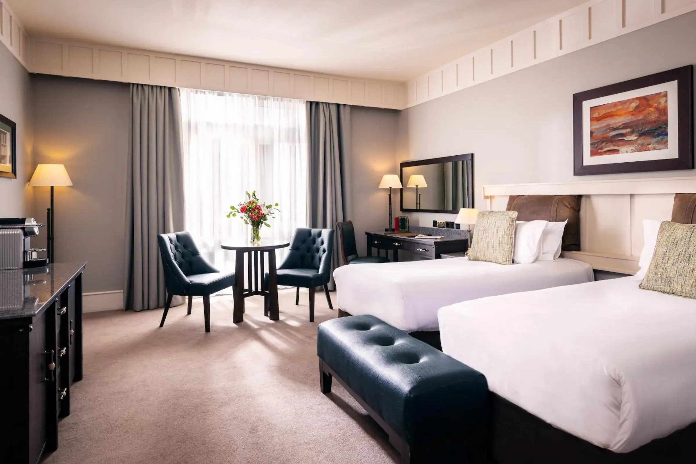 Deluxe Twin Room in Lough Eske Castle Deluxe Twin Room in Lough Eske Castle