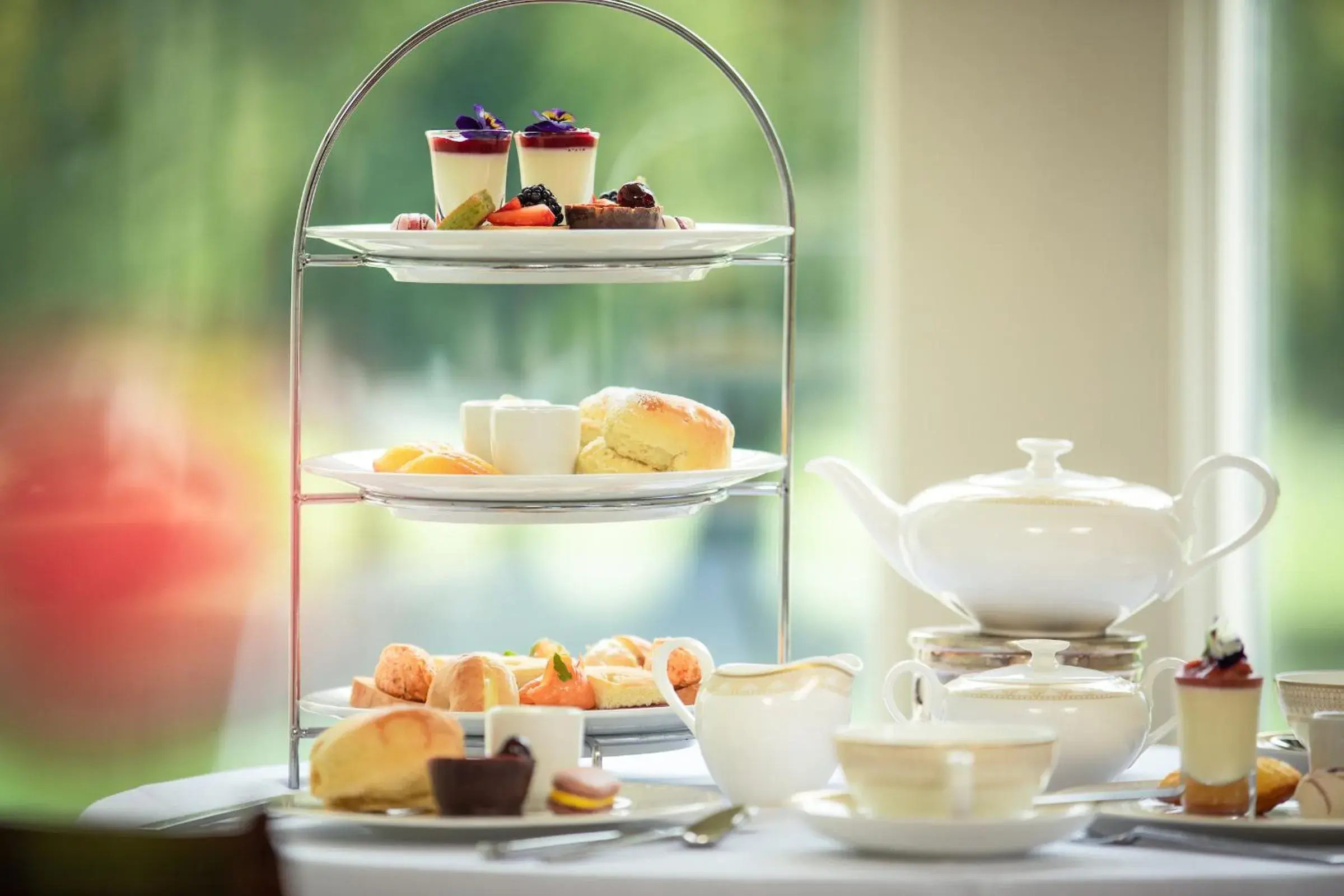 Food close-up in Lough Eske Castle Food close-up in Lough Eske Castle